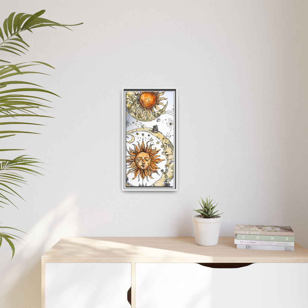 Celestial Matte Canvas, Framed (Multi-color)