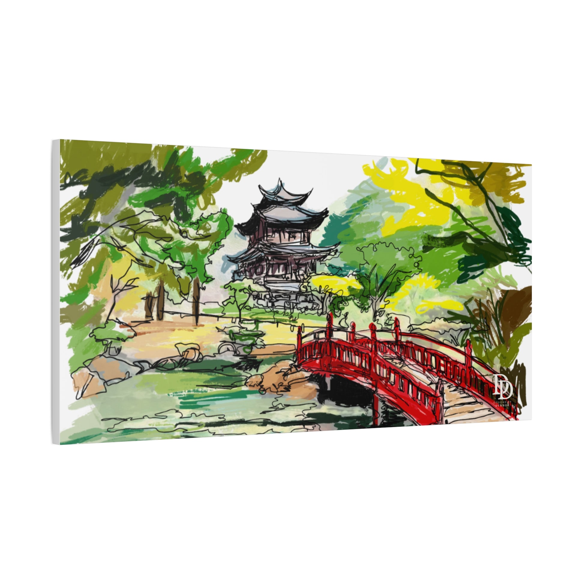 Kakehashi Matte Canvas, Stretched, 1.25"