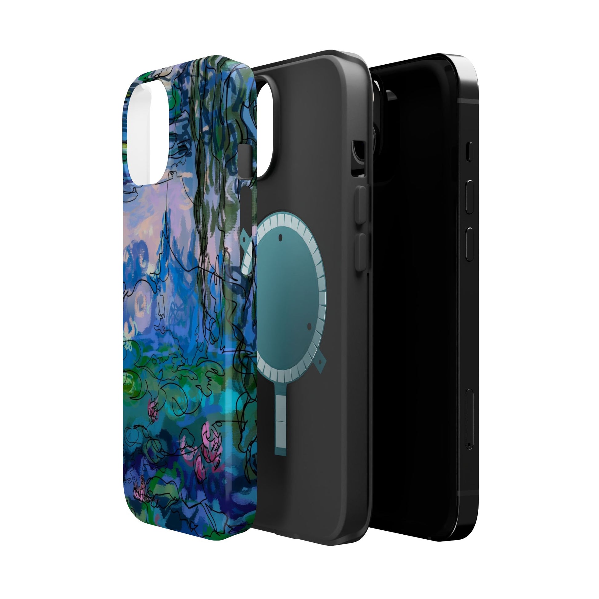 Magnetic Tough Cases - Waterlilies