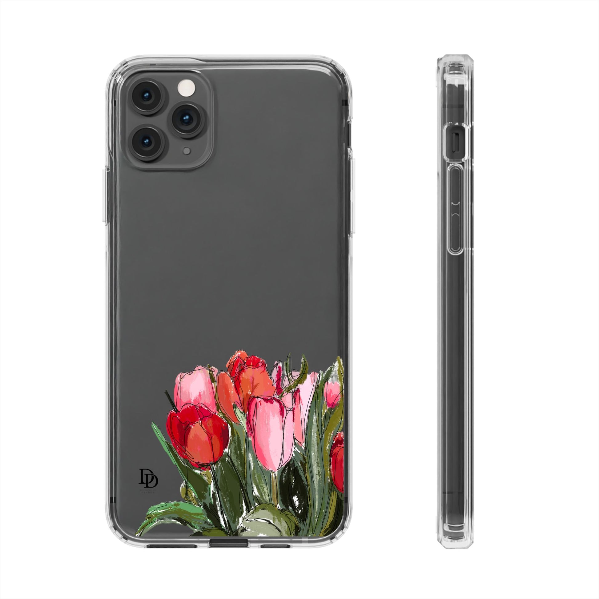 Dana's Tulips Clear Cases