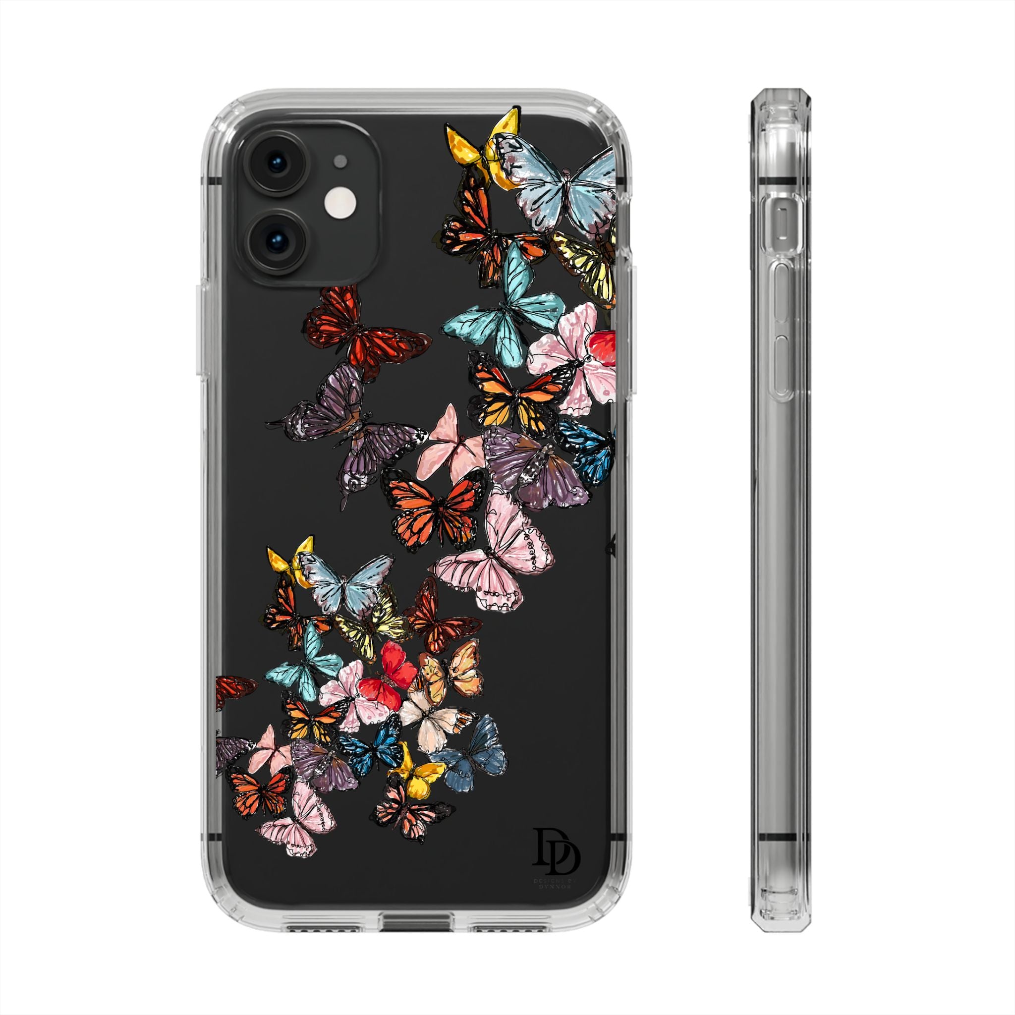 Clear Butterfly Phone Cases