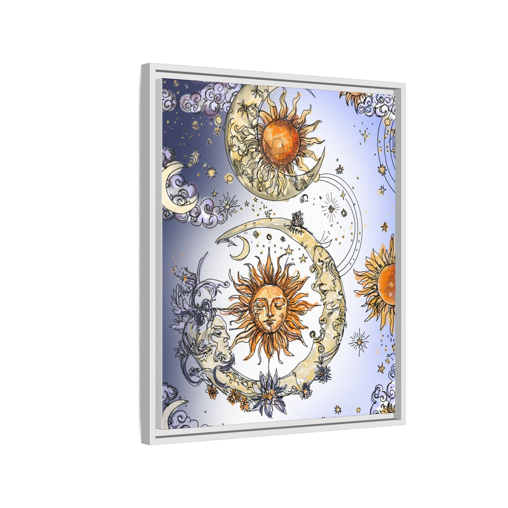 Celestial Matte Canvas, Framed (Multi-color)