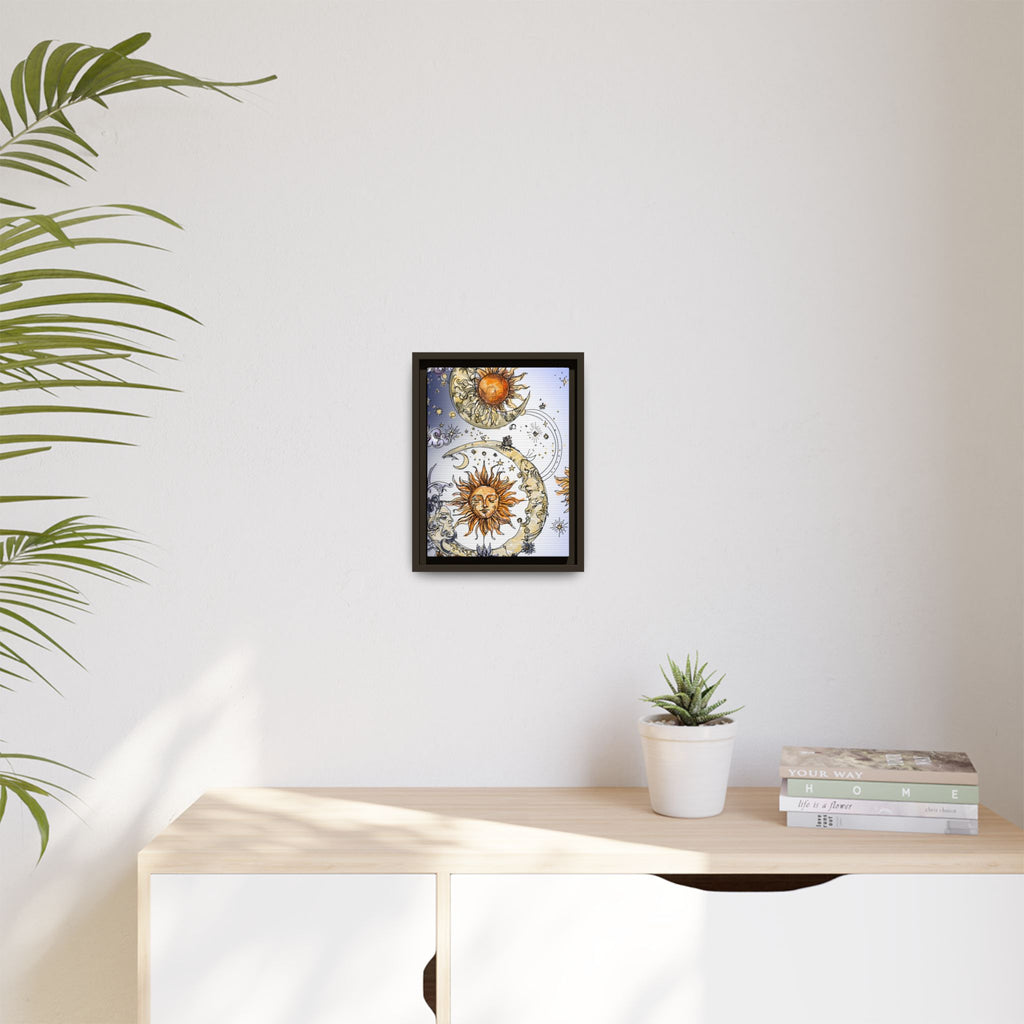 Celestial Matte Canvas, Framed (Multi-color)
