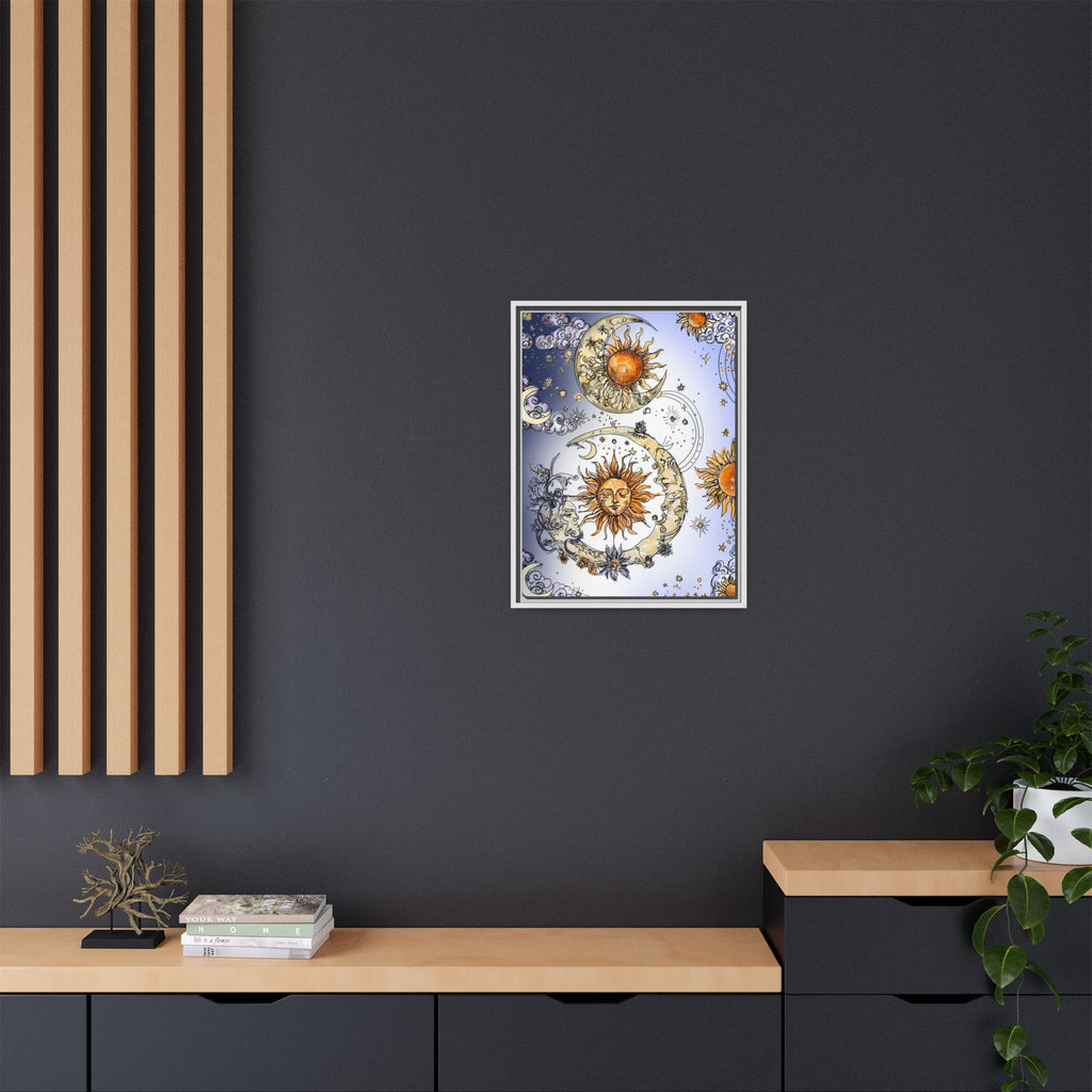 Celestial Matte Canvas, Framed (Multi-color)