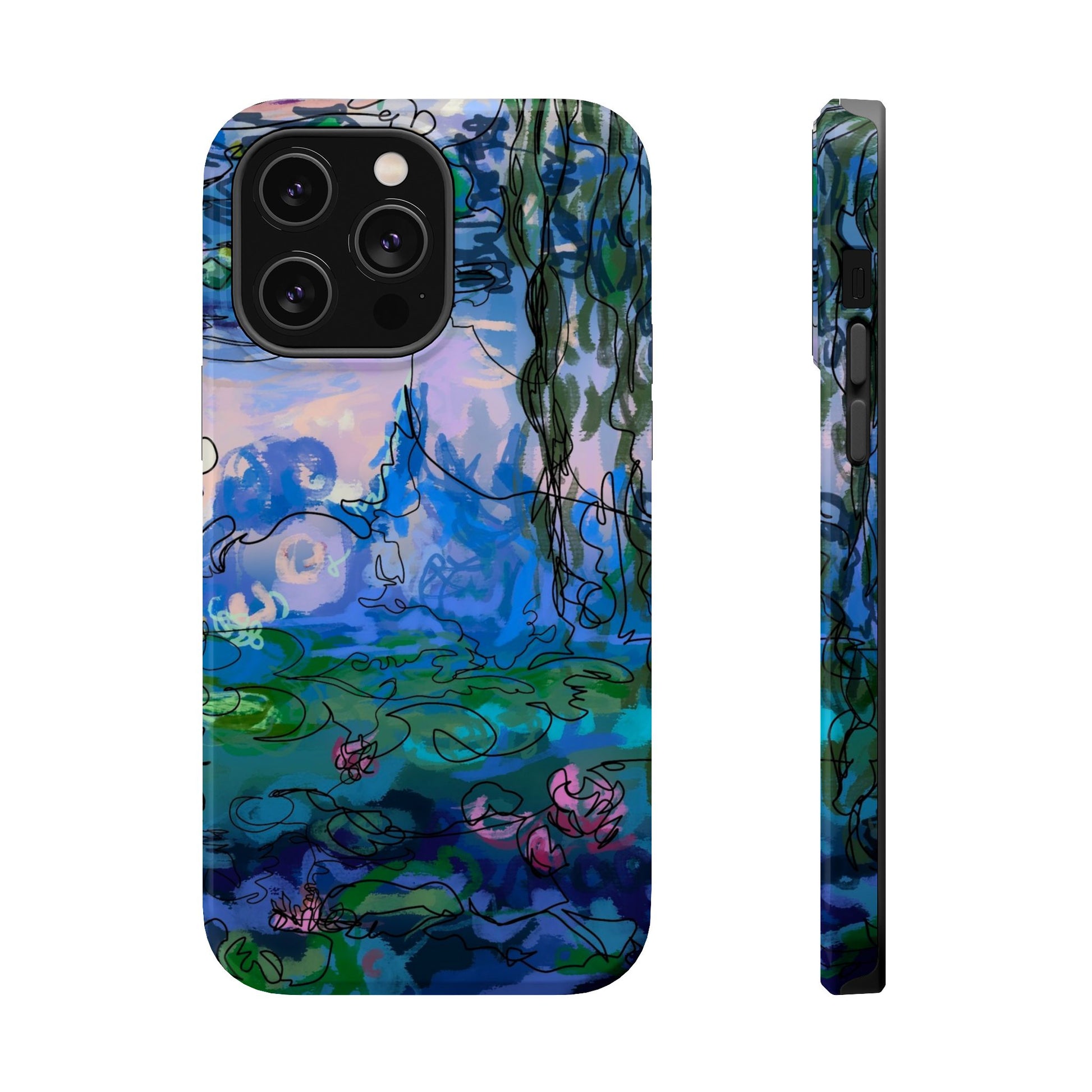 Magnetic Tough Cases - Waterlilies