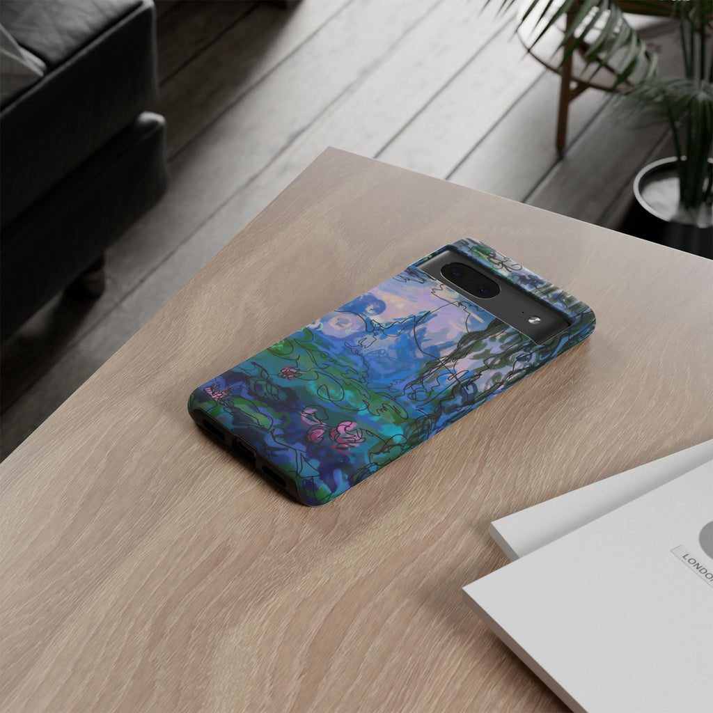 (Non-iphones) Tough Cases - Waterlilies