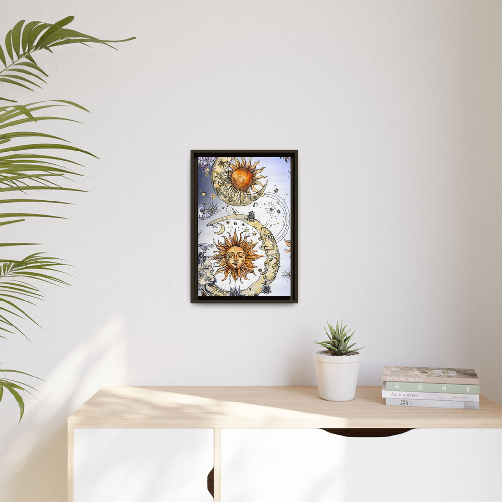 Celestial Matte Canvas, Framed (Multi-color)