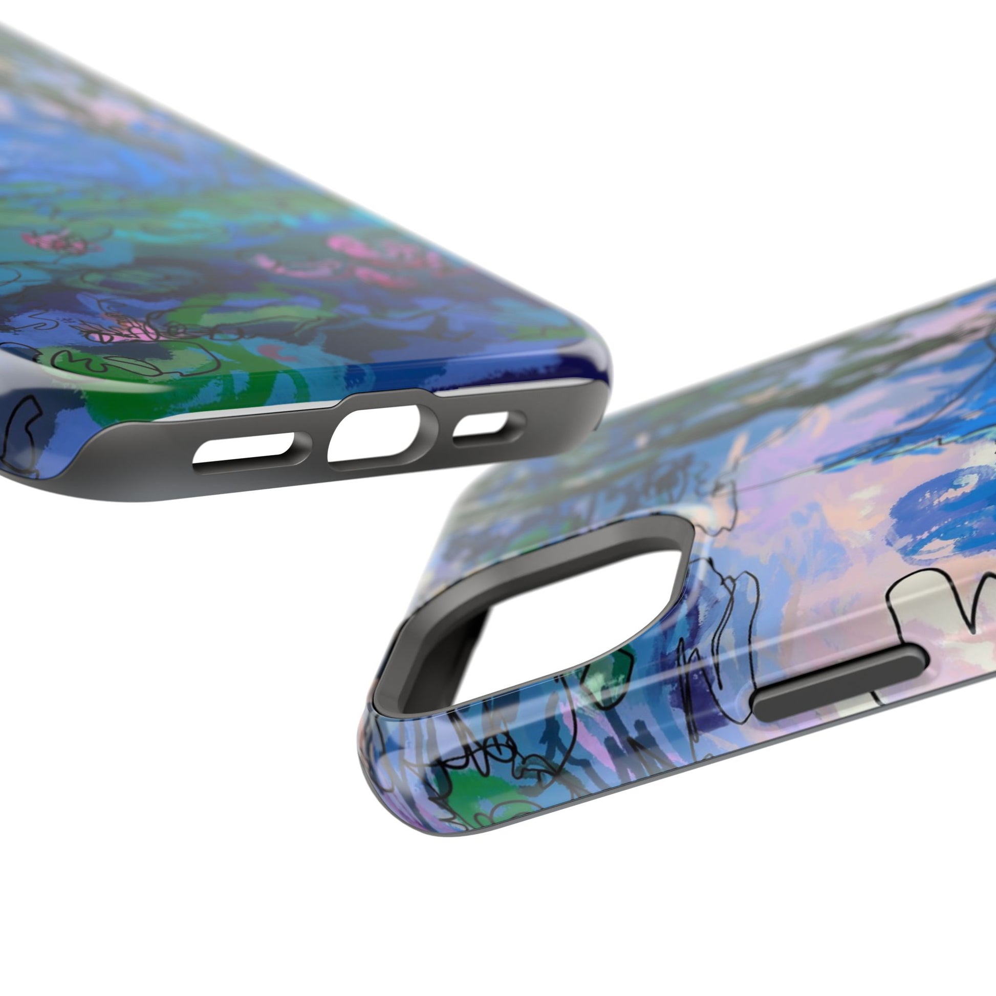 Magnetic Tough Cases - Waterlilies