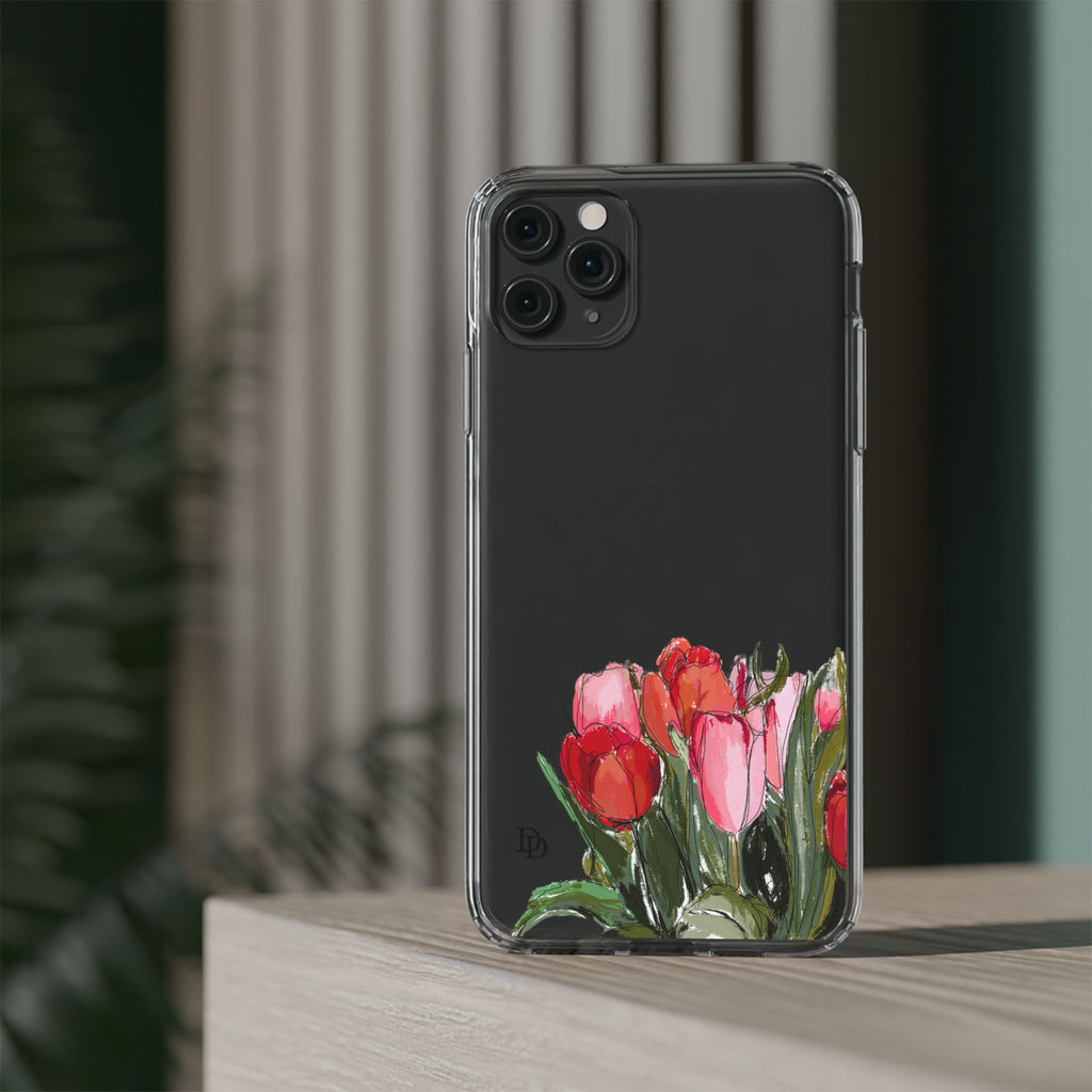 Dana's Tulips Clear Cases