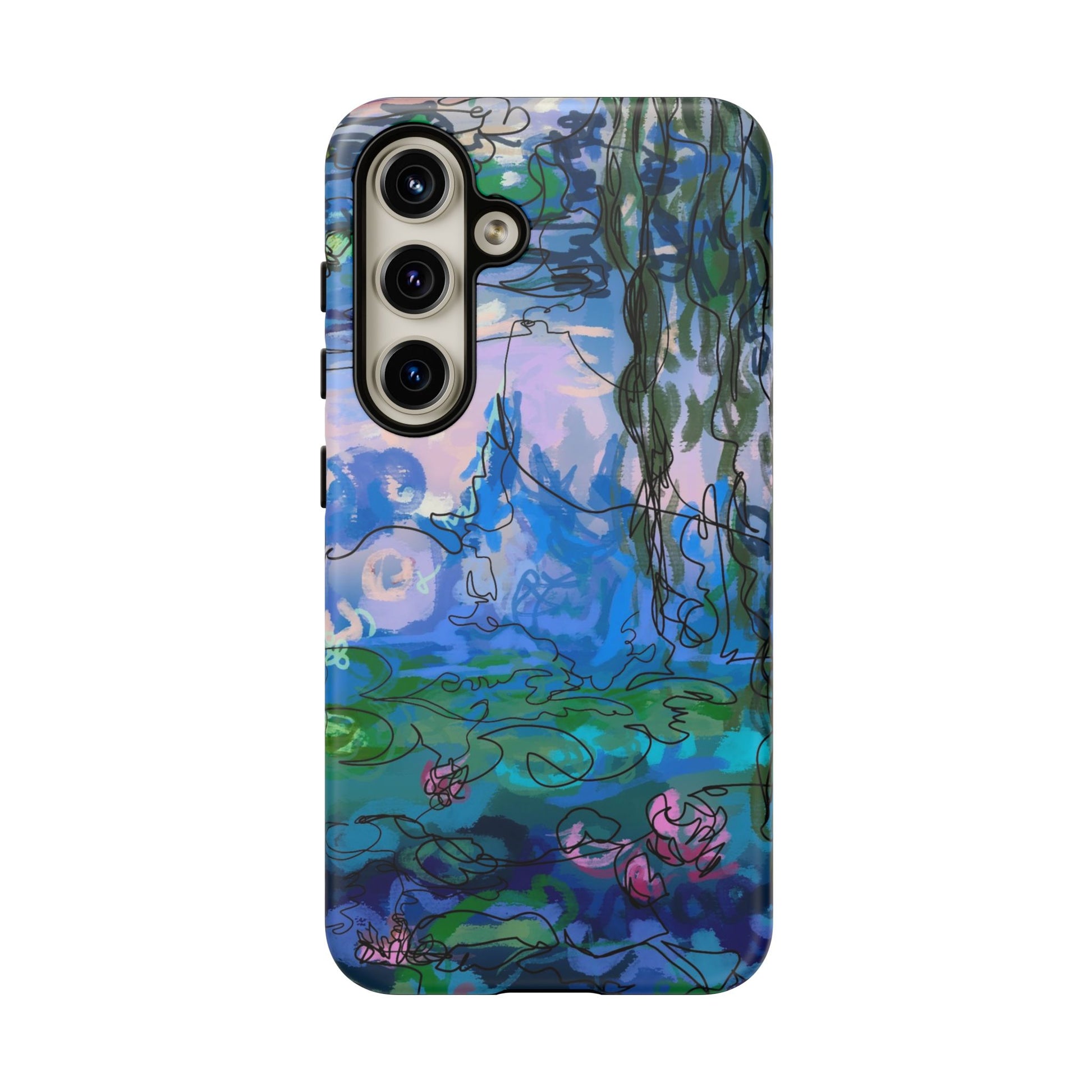 (Non-iphones) Tough Cases - Waterlilies