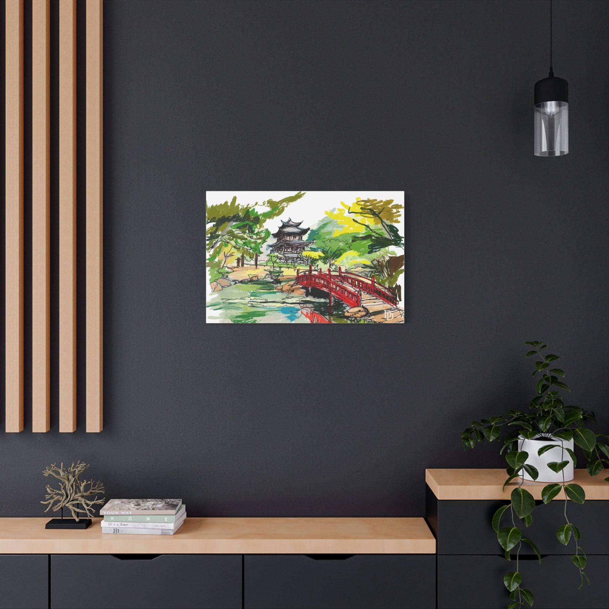 Kakehashi Matte Canvas, Stretched, 1.25"