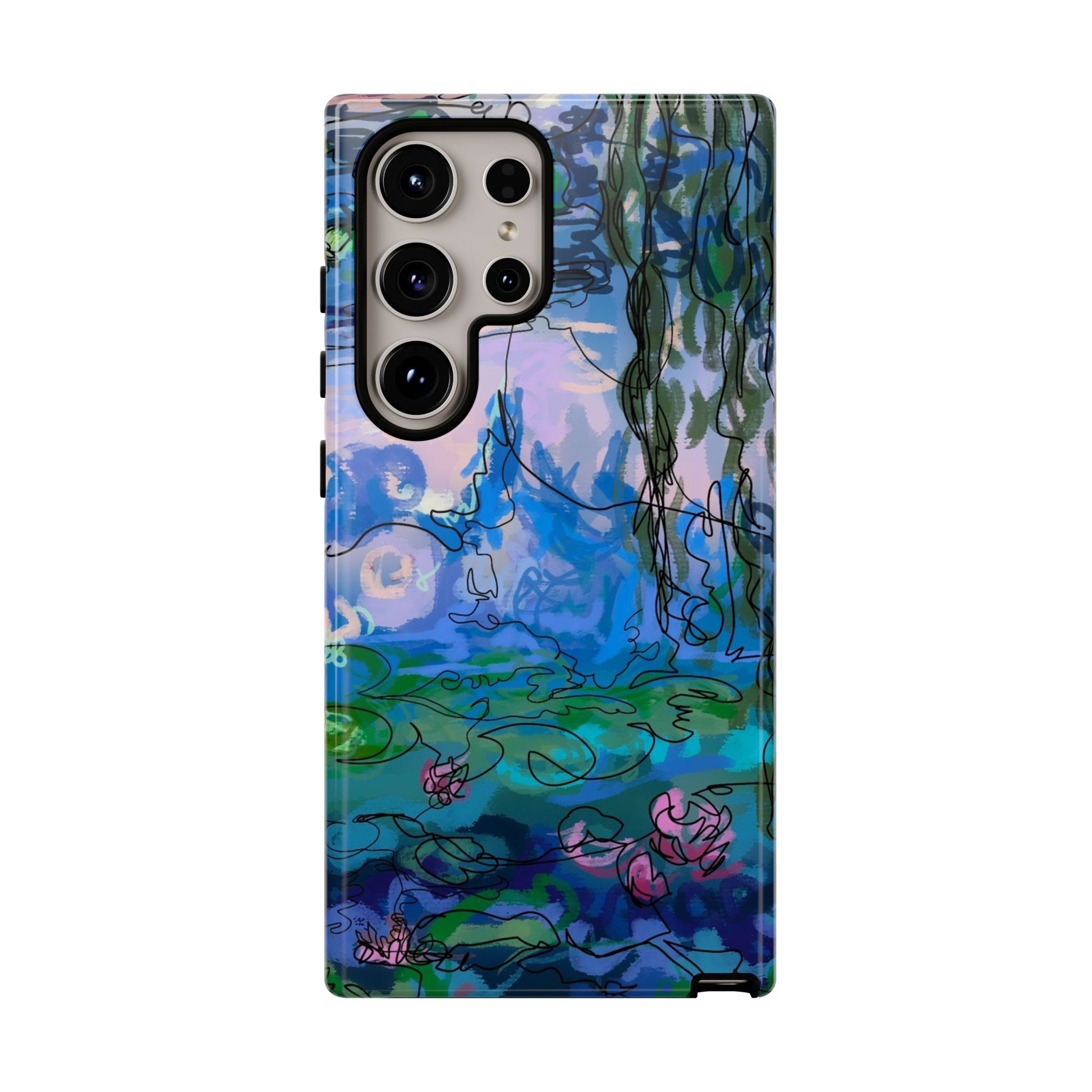 (Non-iphones) Tough Cases - Waterlilies