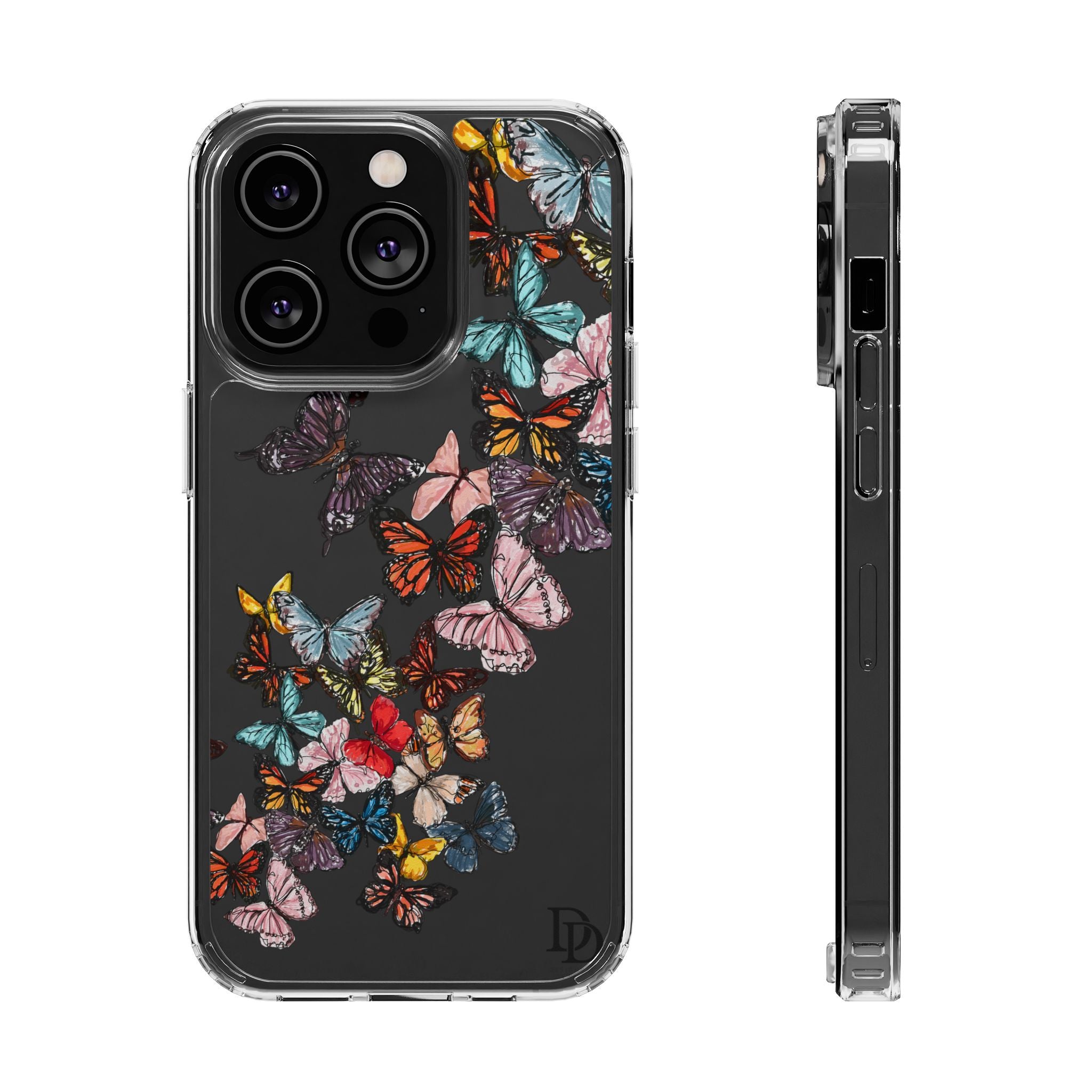Clear Butterfly Phone Cases