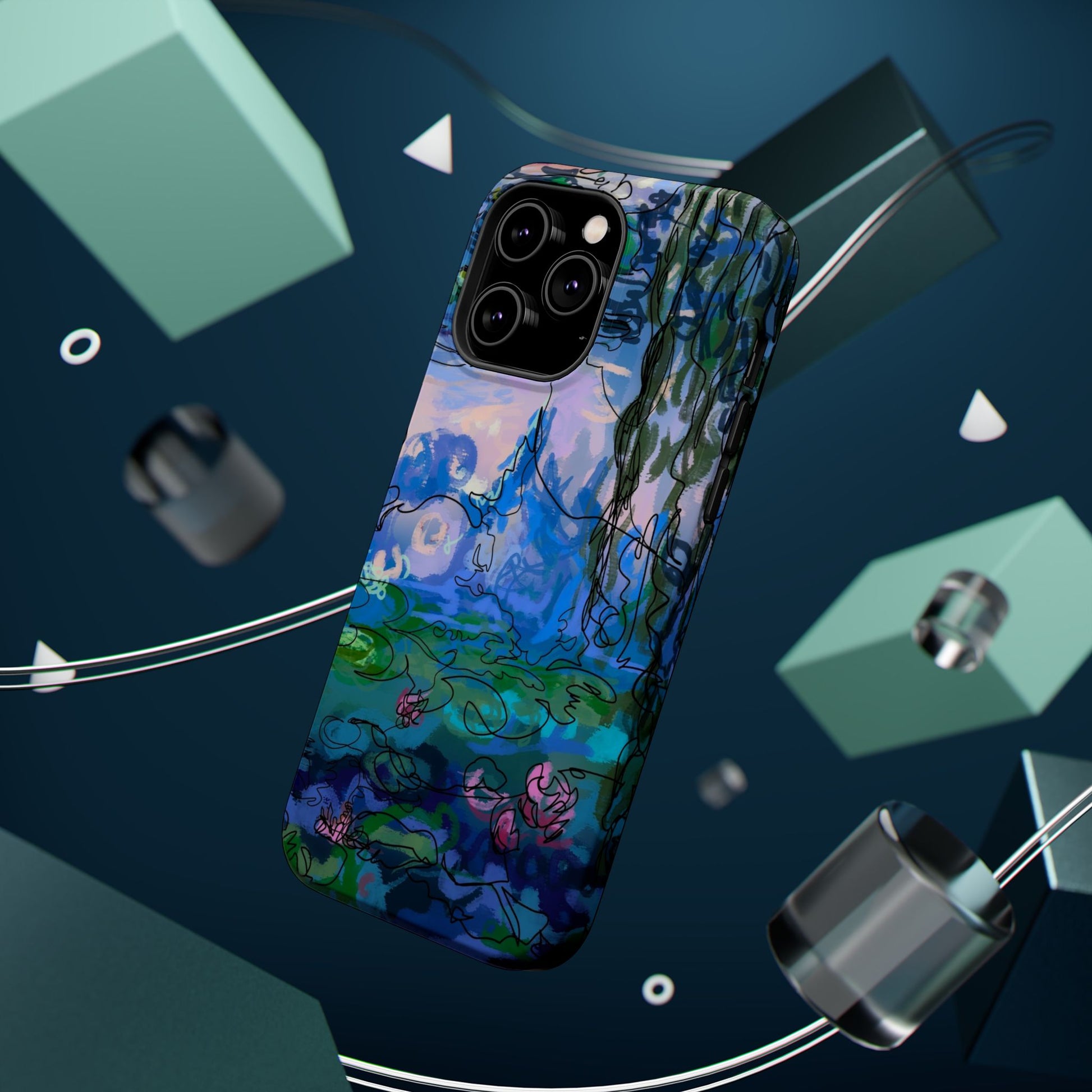 Magnetic Tough Cases - Waterlilies