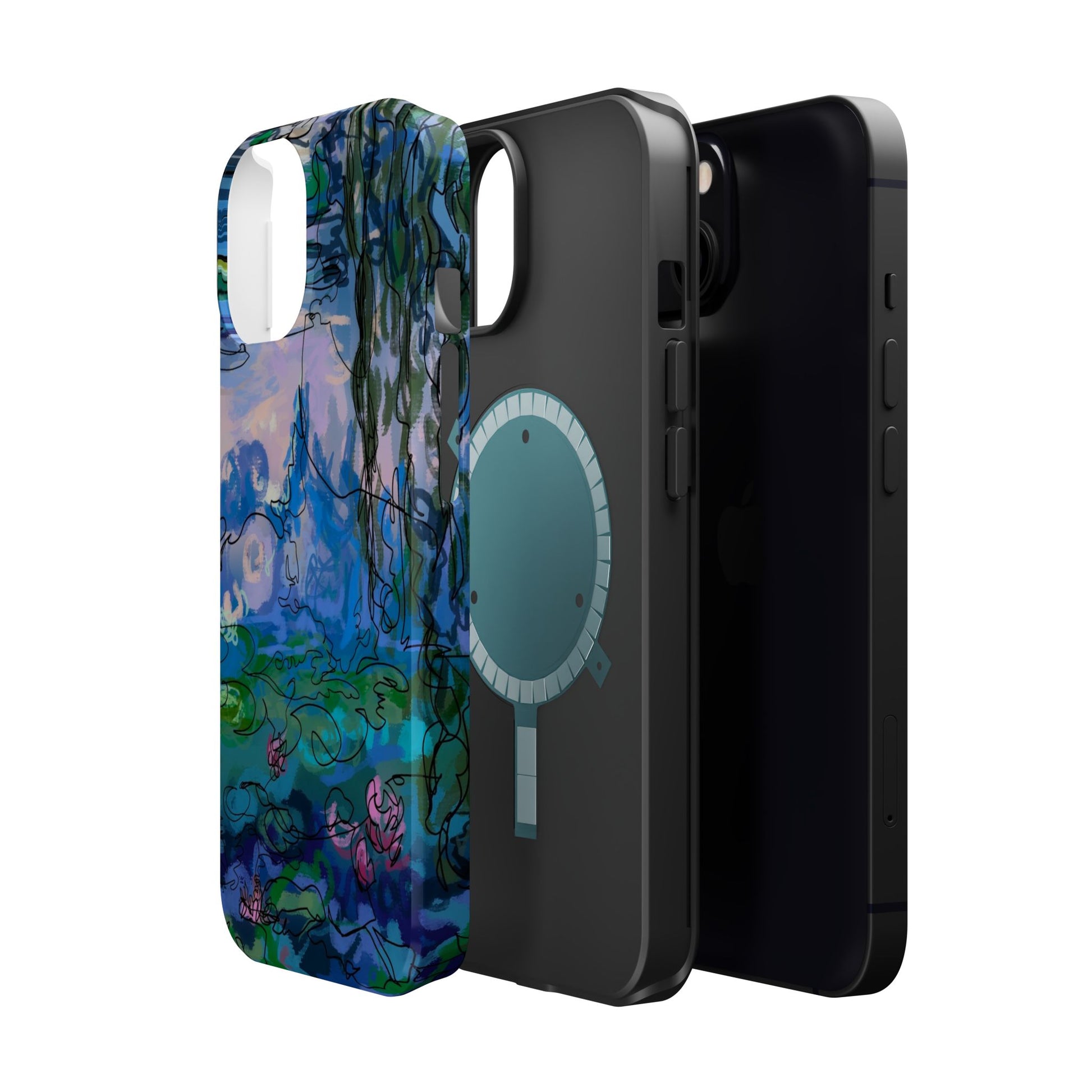 Magnetic Tough Cases - Waterlilies