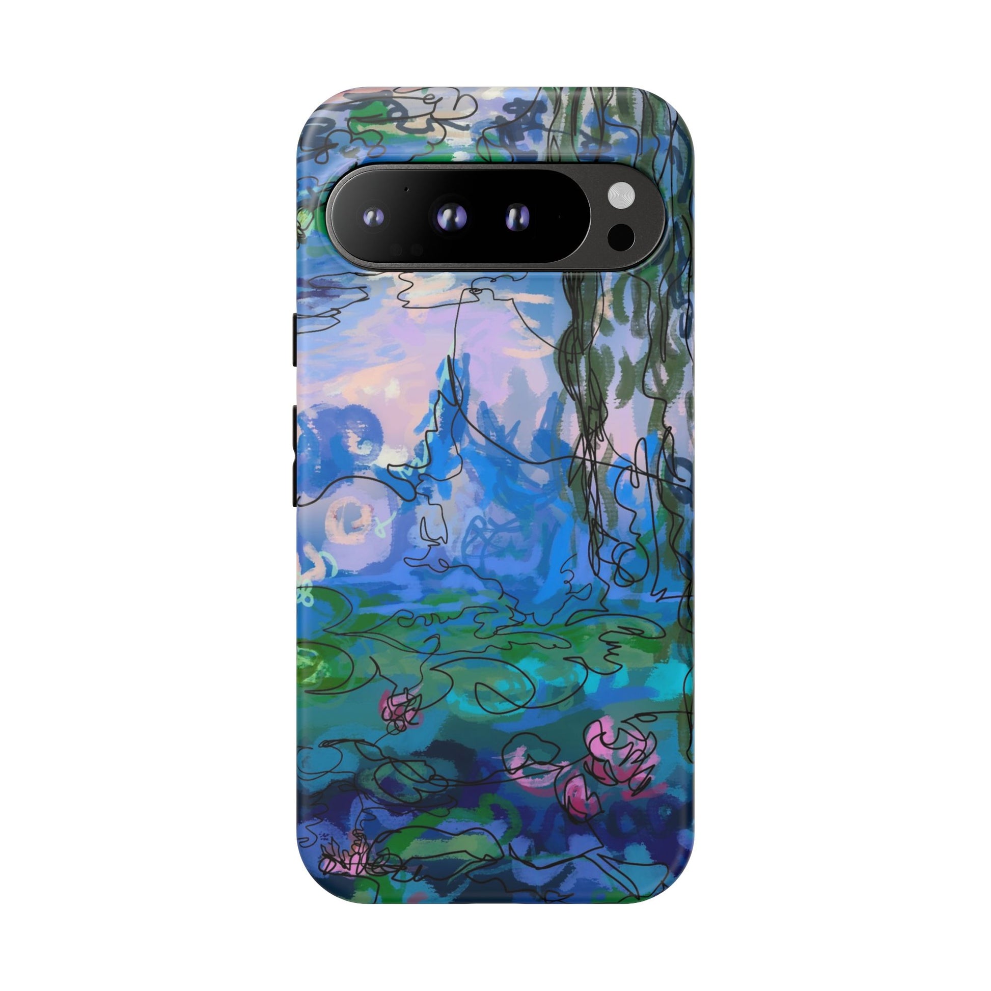 (Non-iphones) Tough Cases - Waterlilies