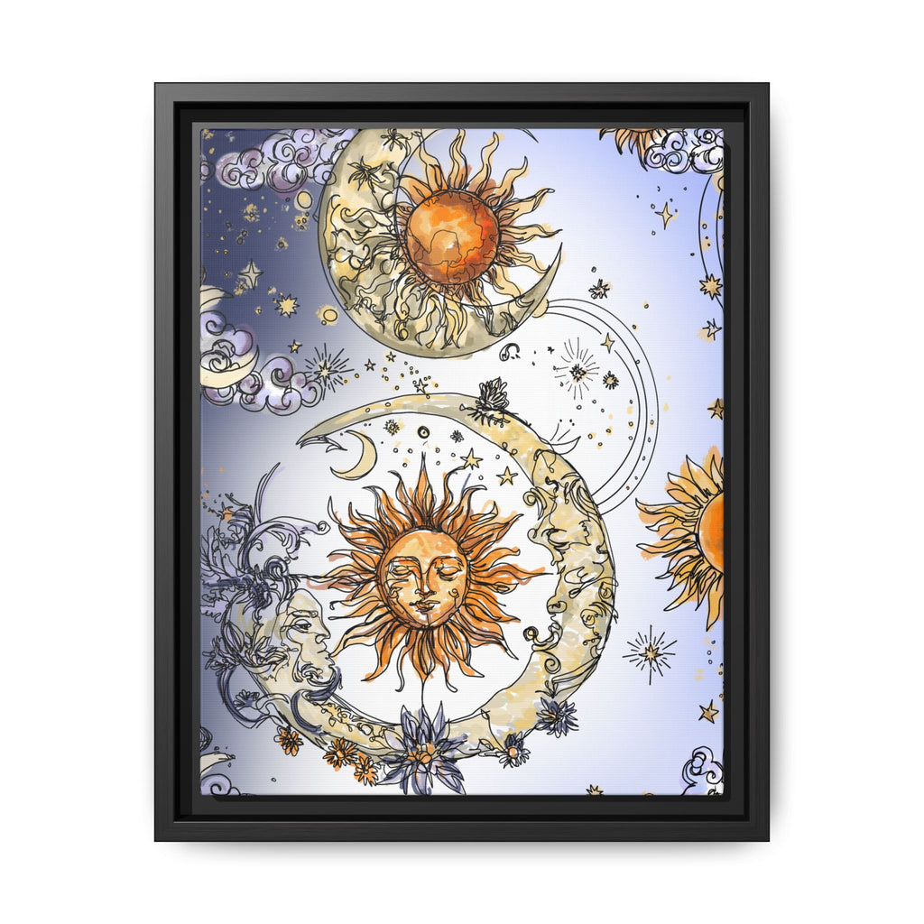 Celestial Matte Canvas, Framed (Multi-color)