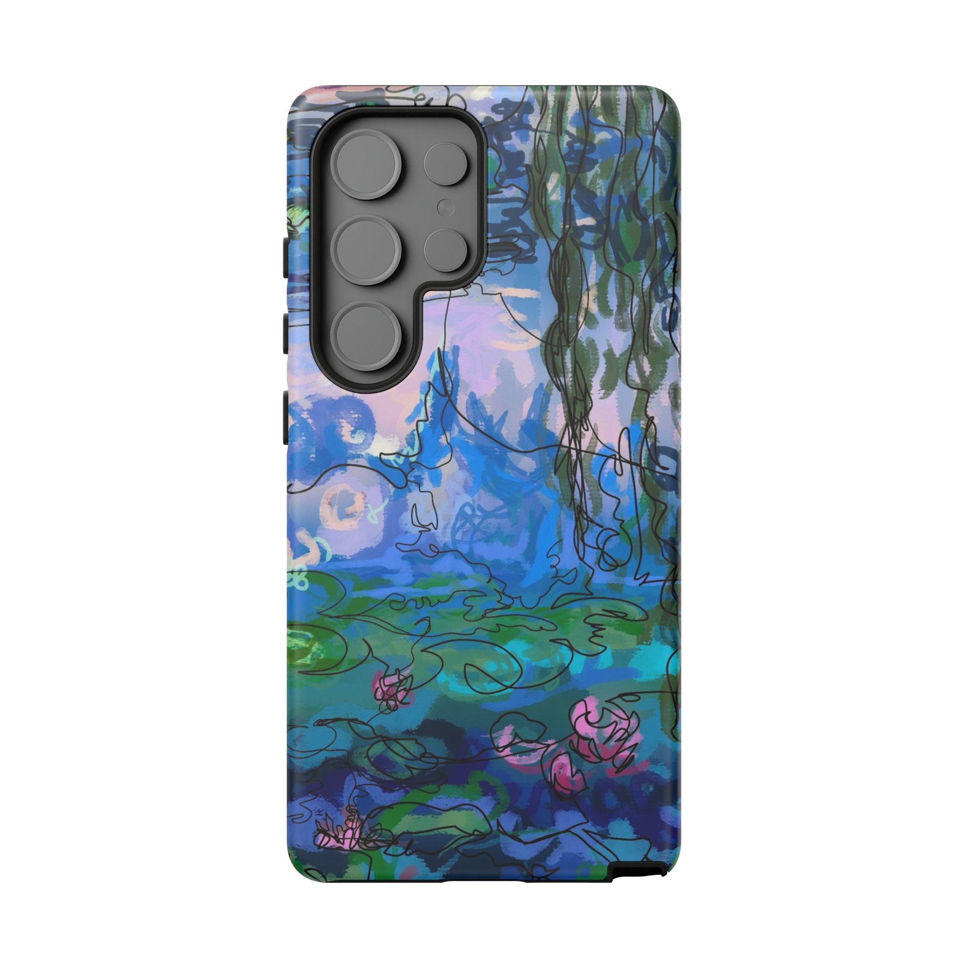(Non-iphones) Tough Cases - Waterlilies
