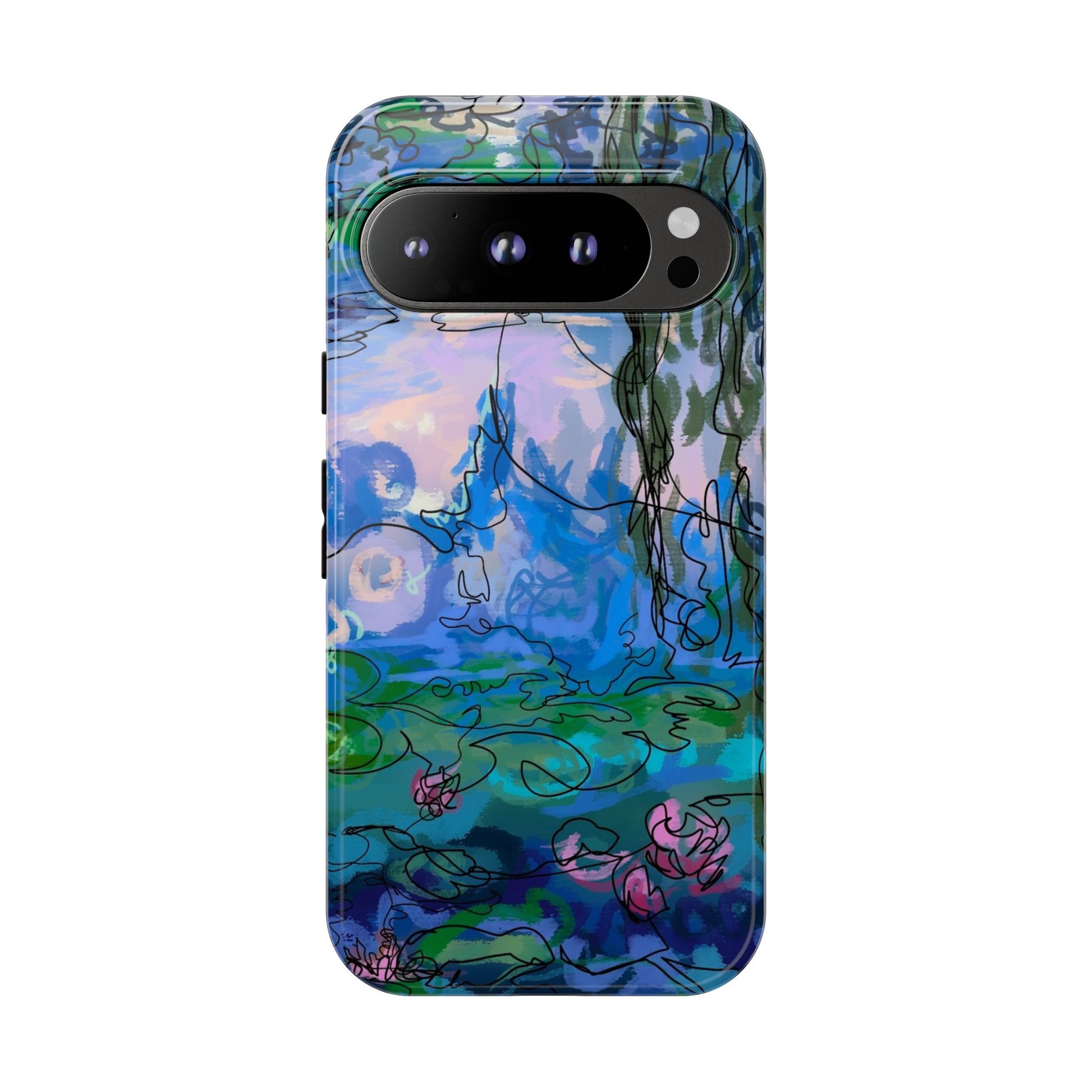 (Non-iphones) Tough Cases - Waterlilies