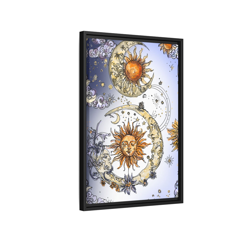 Celestial Matte Canvas, Framed (Multi-color)