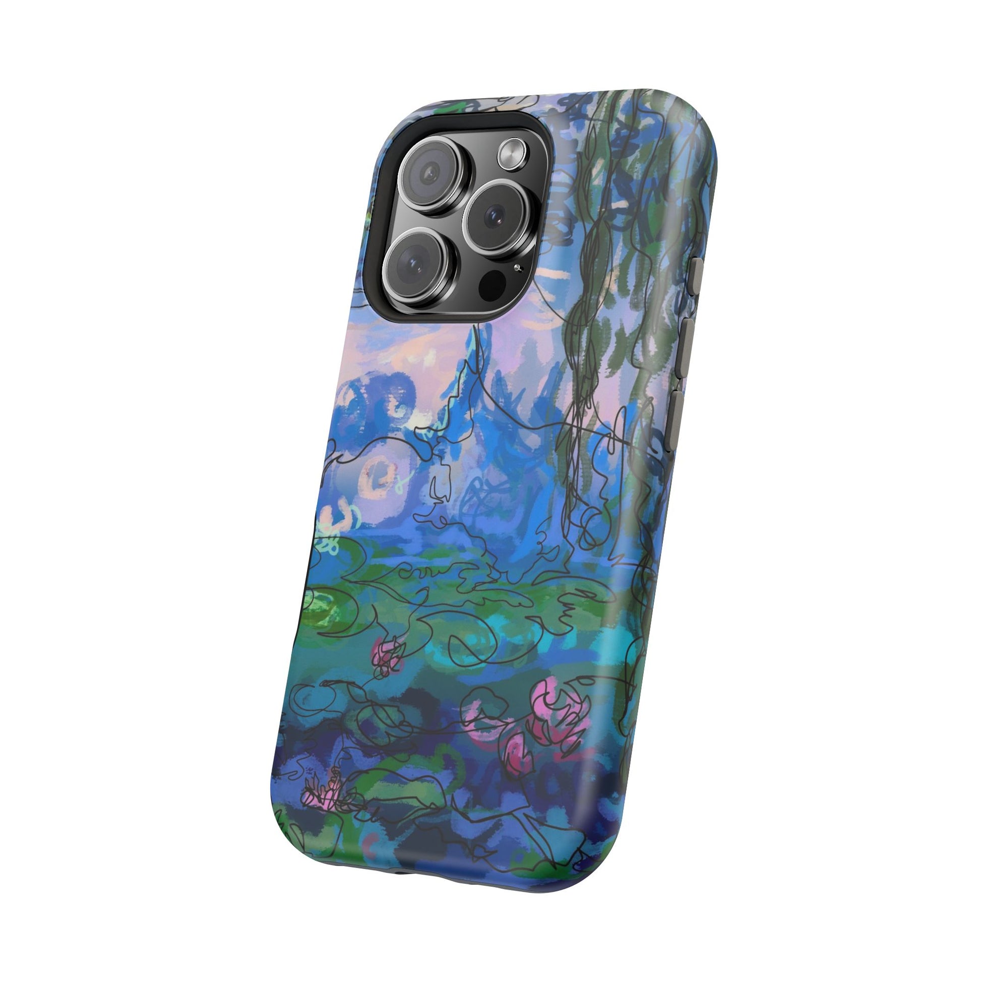 Magnetic Tough Cases - Waterlilies