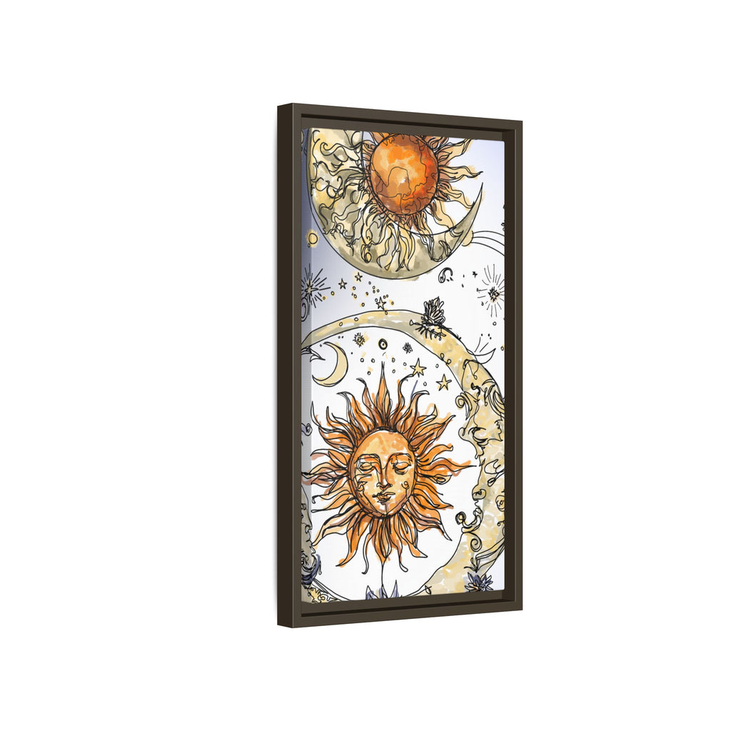 Celestial Matte Canvas, Framed (Multi-color)