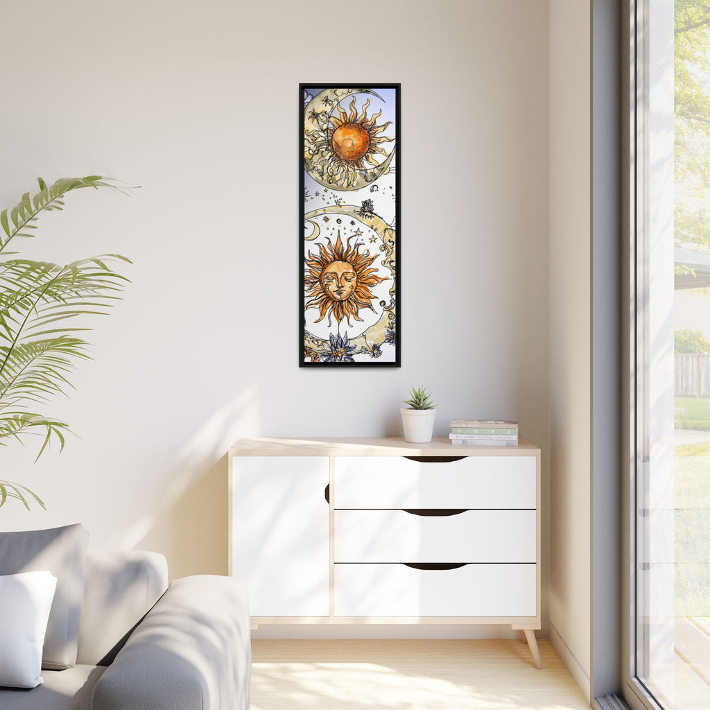 Celestial Matte Canvas, Framed (Multi-color)