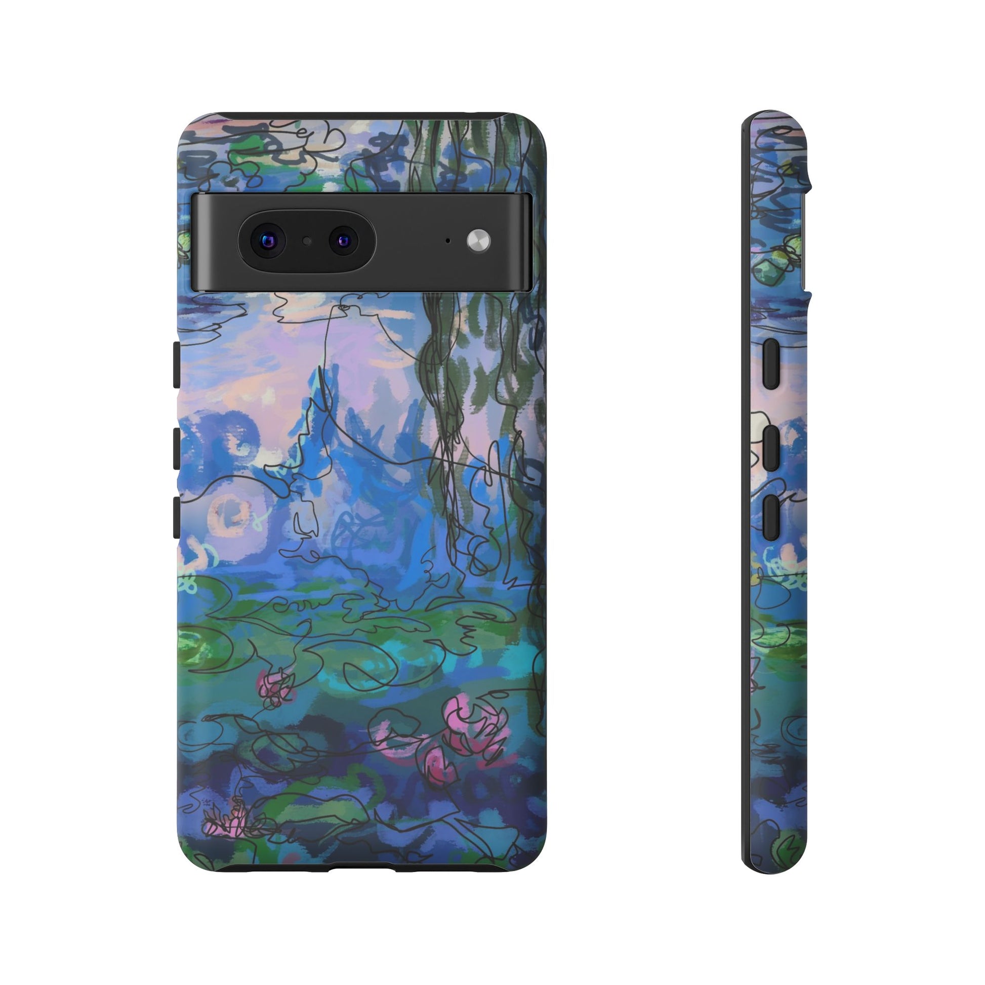 (Non-iphones) Tough Cases - Waterlilies