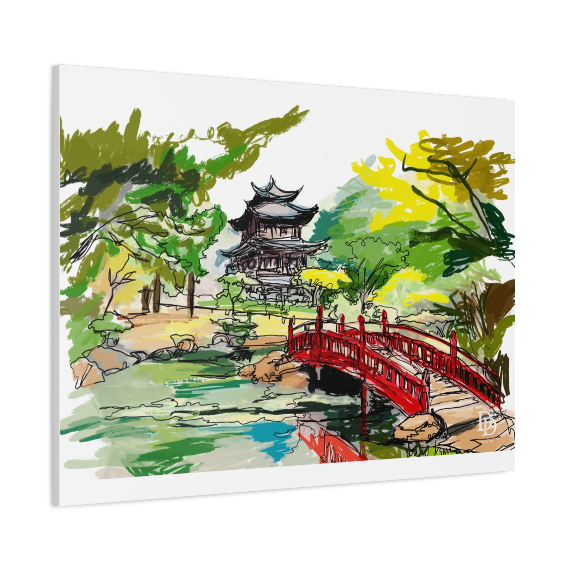 Kakehashi Matte Canvas, Stretched, 1.25"