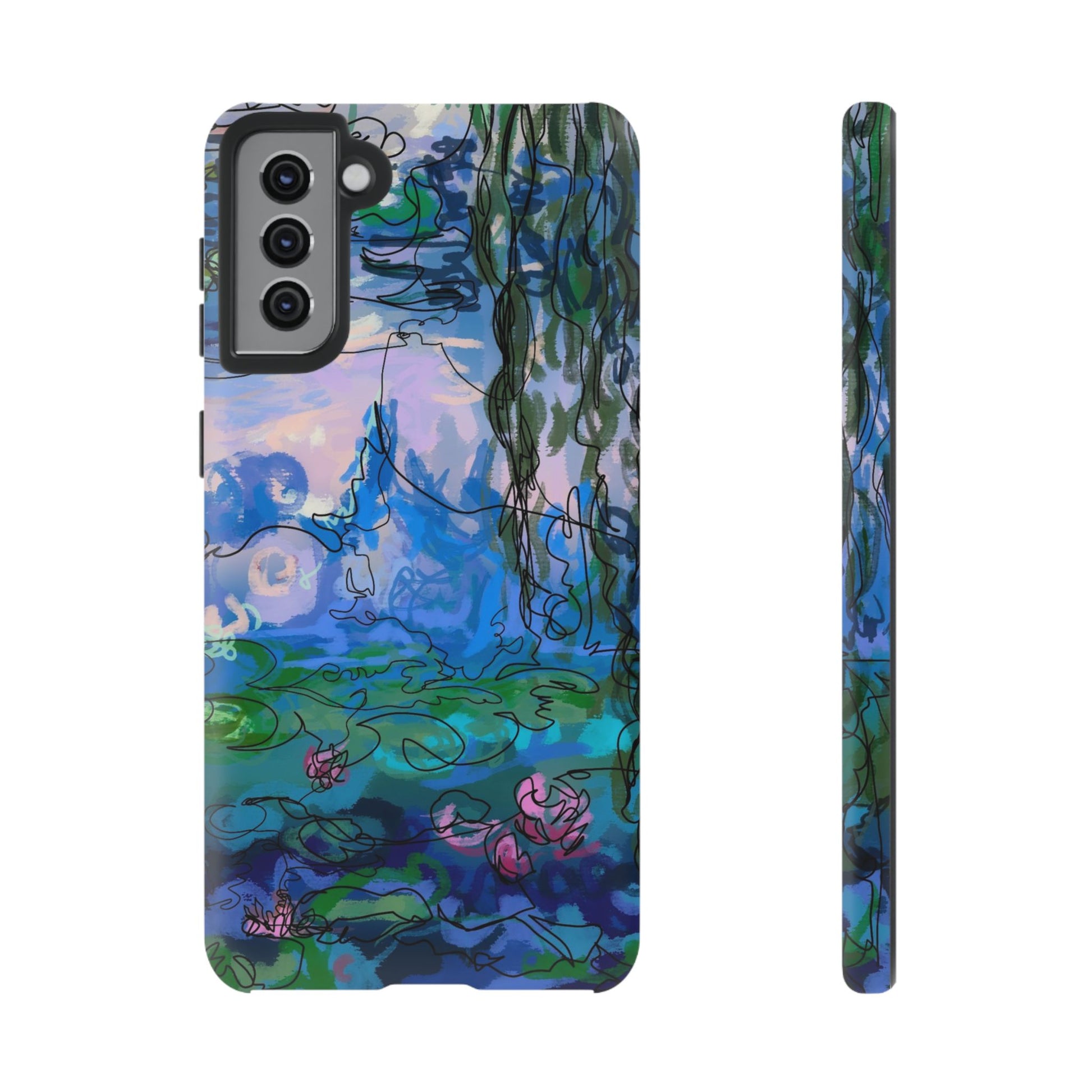 (Non-iphones) Tough Cases - Waterlilies