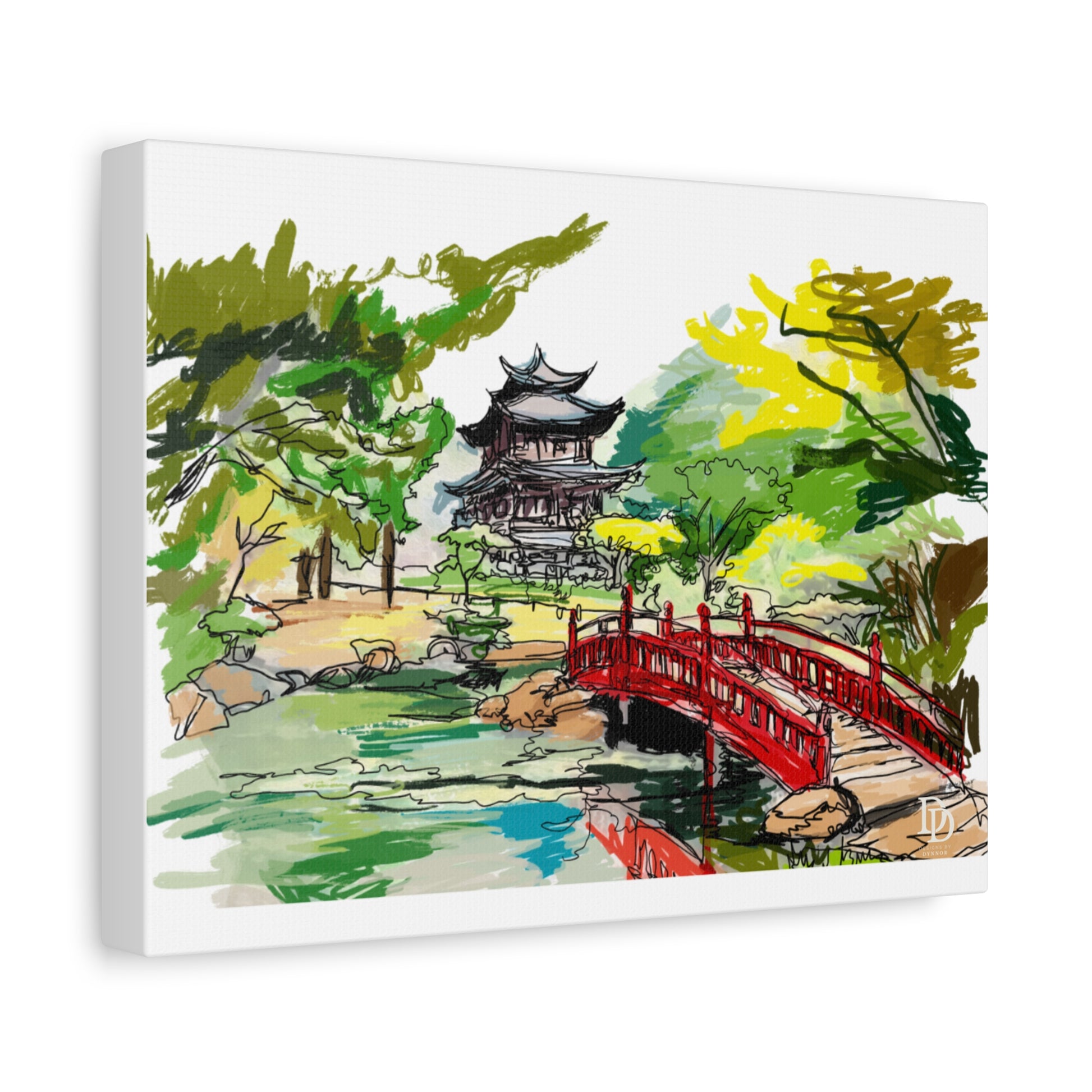 Kakehashi Matte Canvas, Stretched, 1.25"