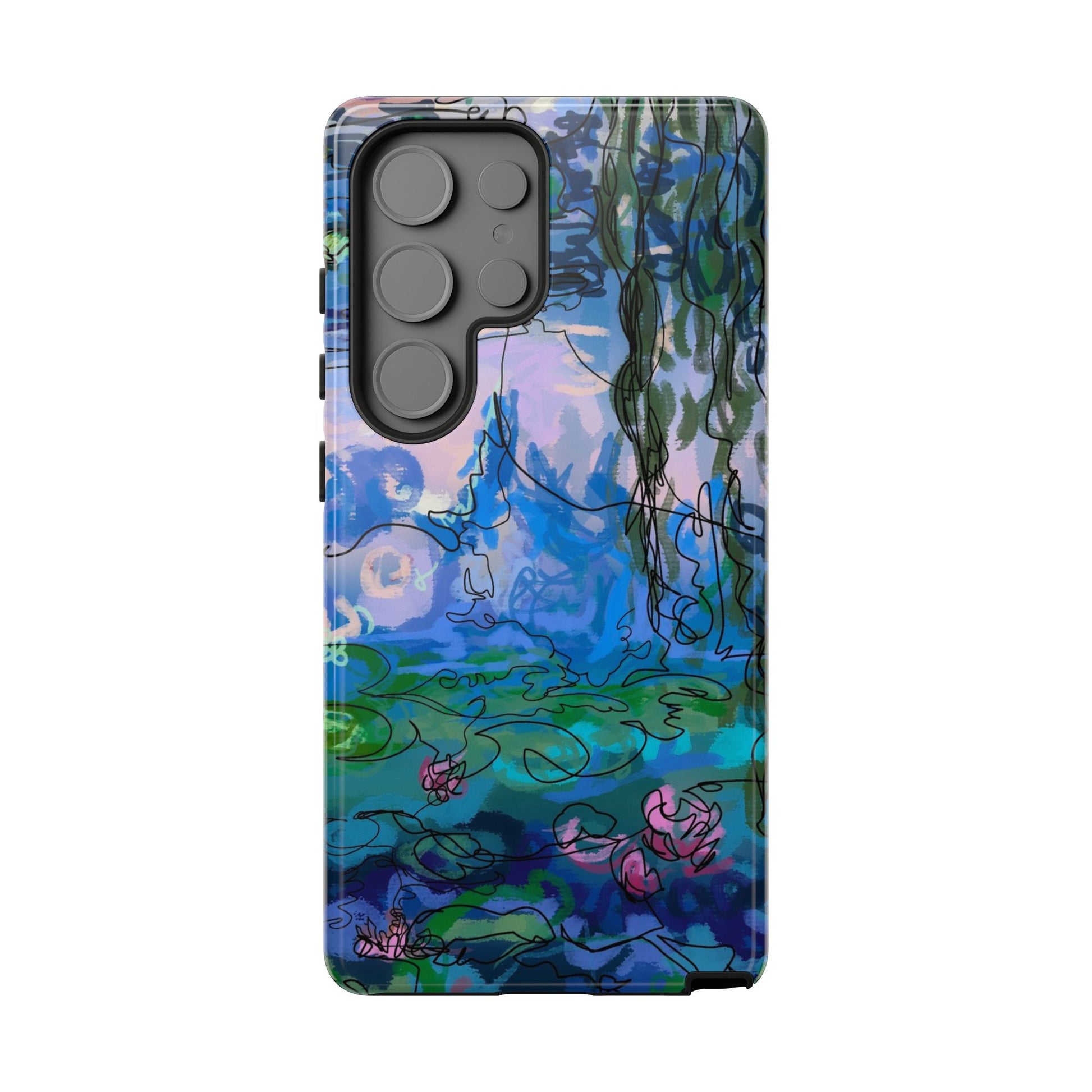 (Non-iphones) Tough Cases - Waterlilies