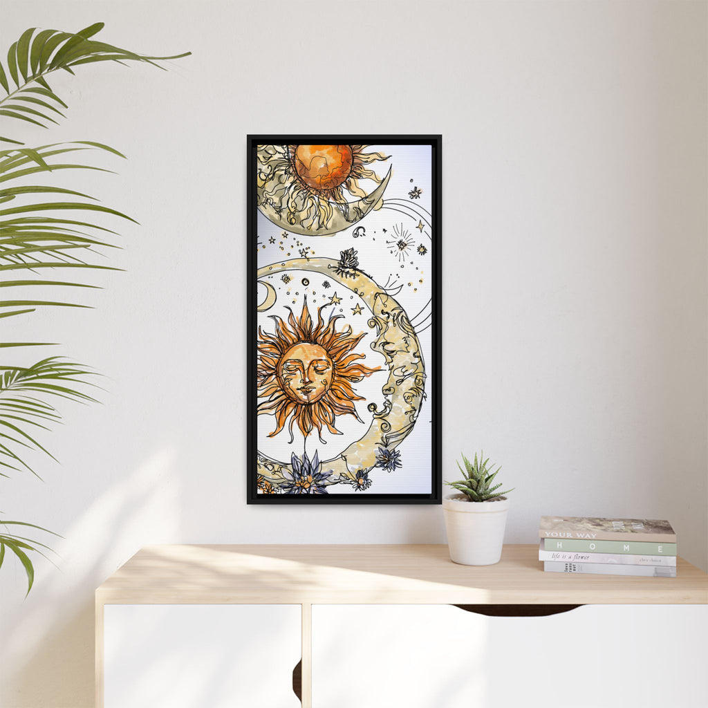 Celestial Matte Canvas, Framed (Multi-color)