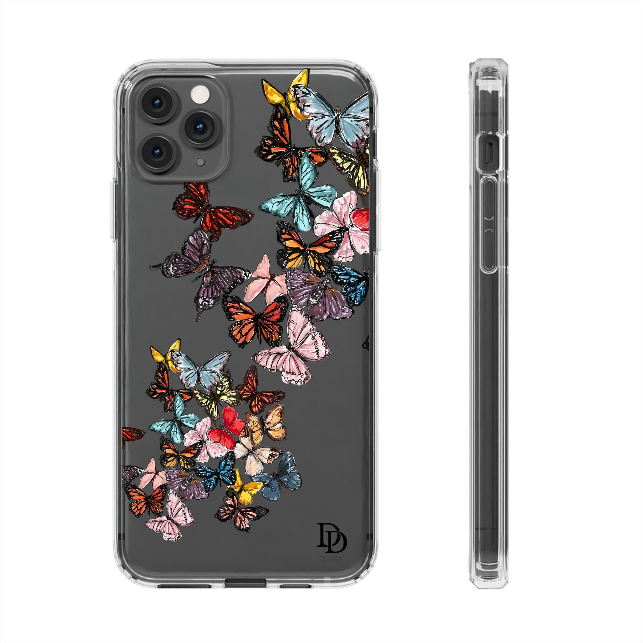 Clear Butterfly Phone Cases