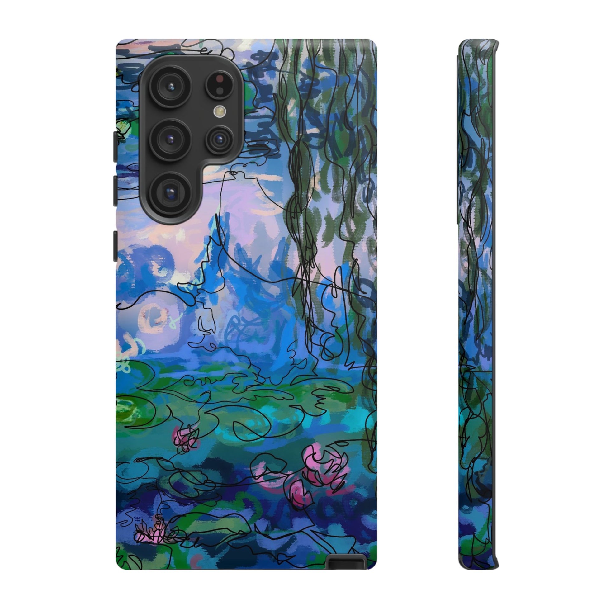 (Non-iphones) Tough Cases - Waterlilies
