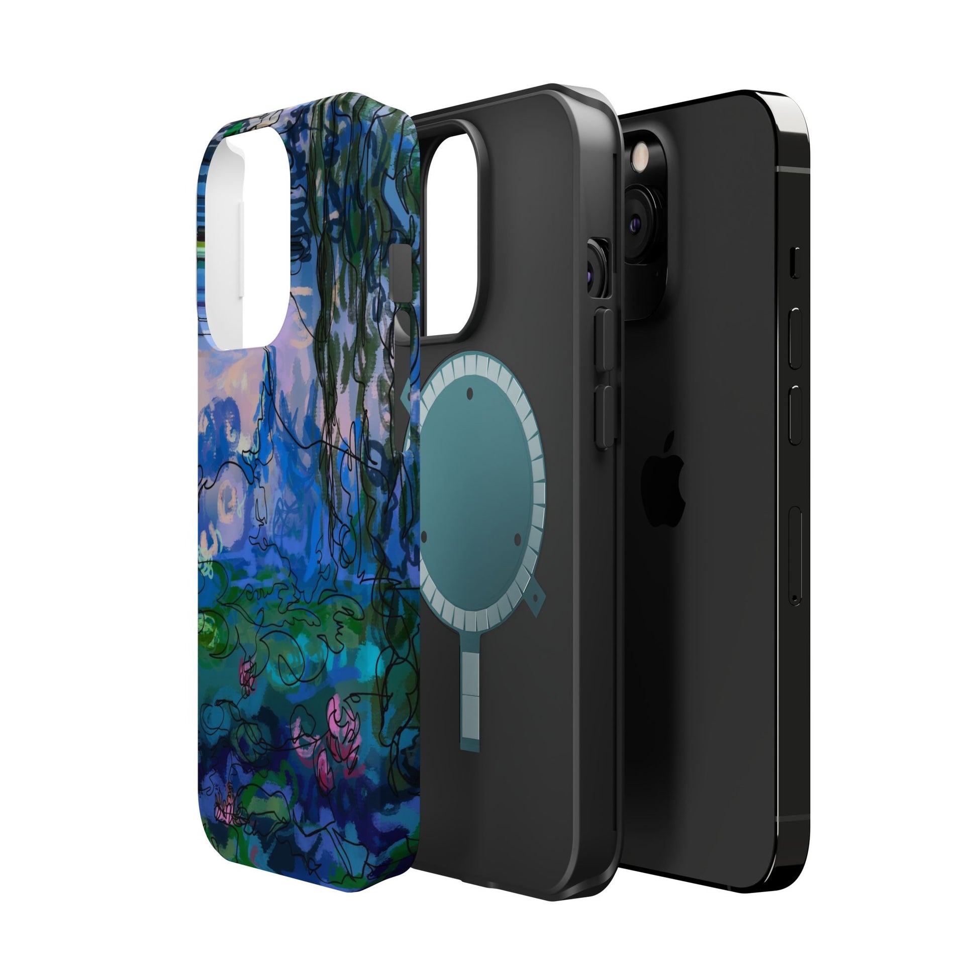 Magnetic Tough Cases - Waterlilies