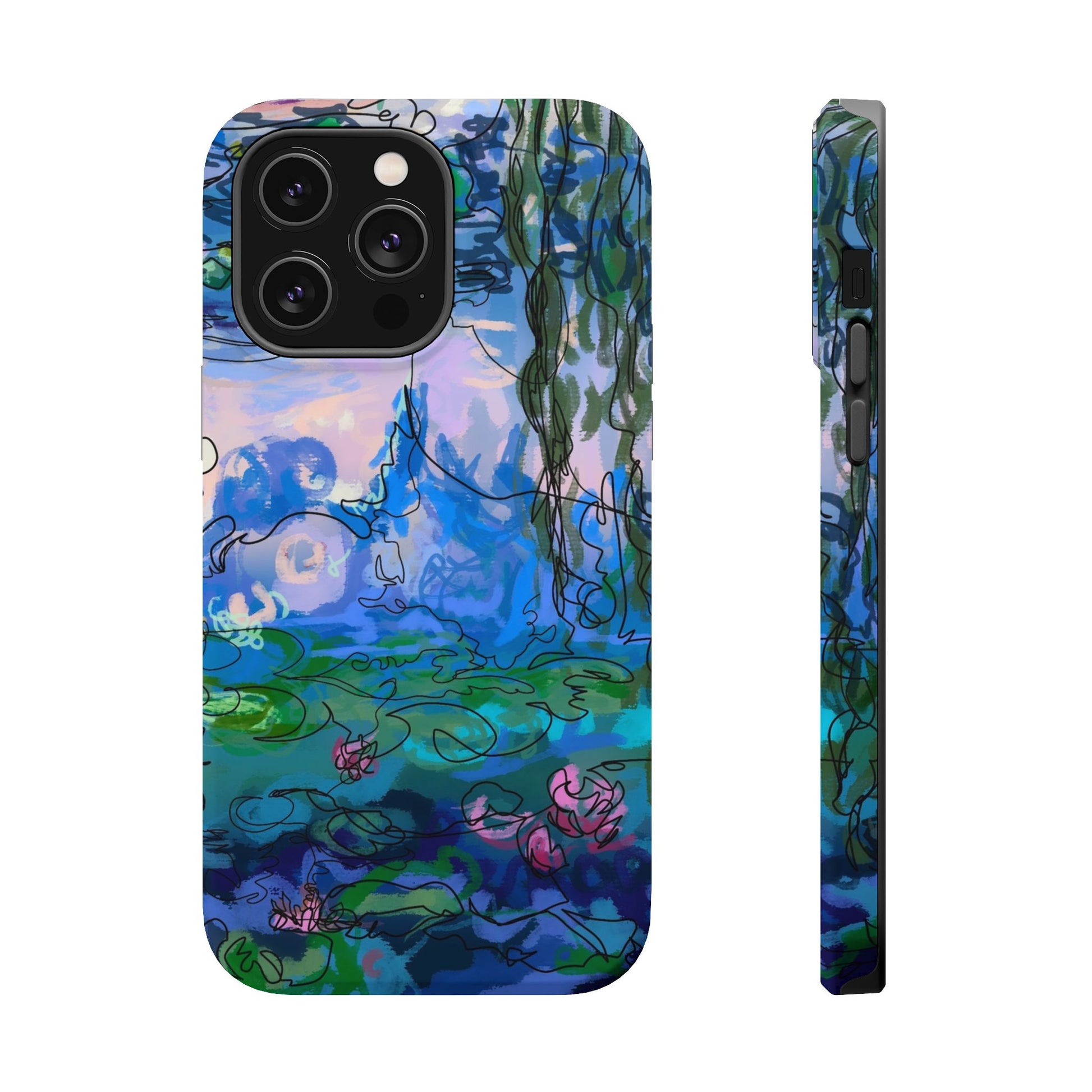Magnetic Tough Cases - Waterlilies