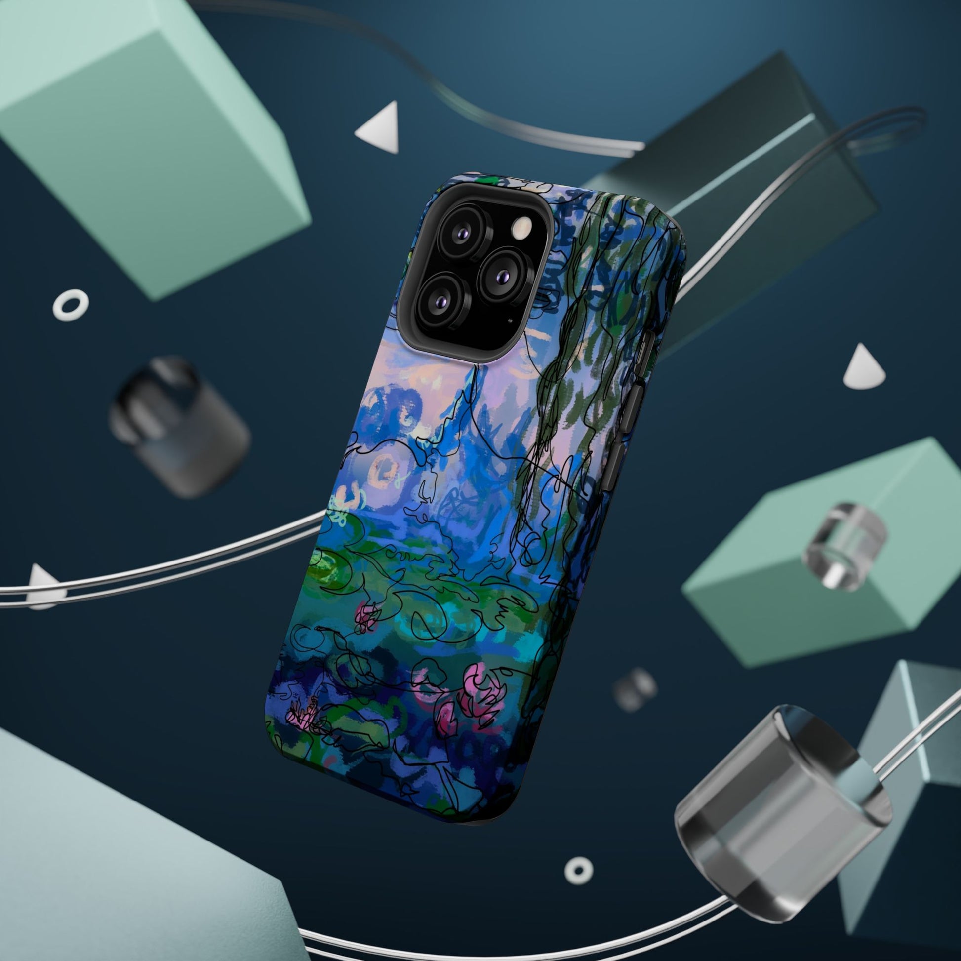 Magnetic Tough Cases - Waterlilies