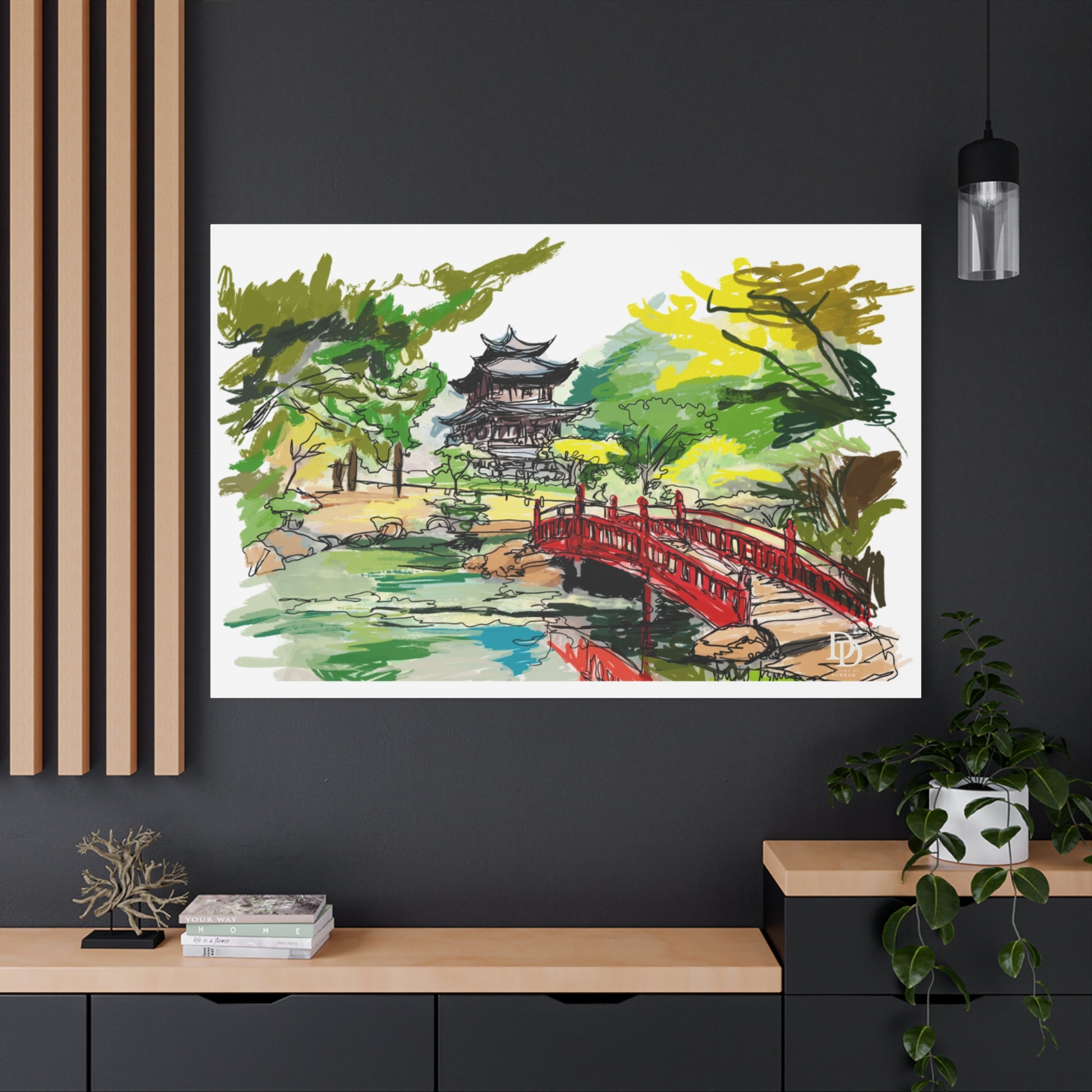 Kakehashi Matte Canvas, Stretched, 1.25"