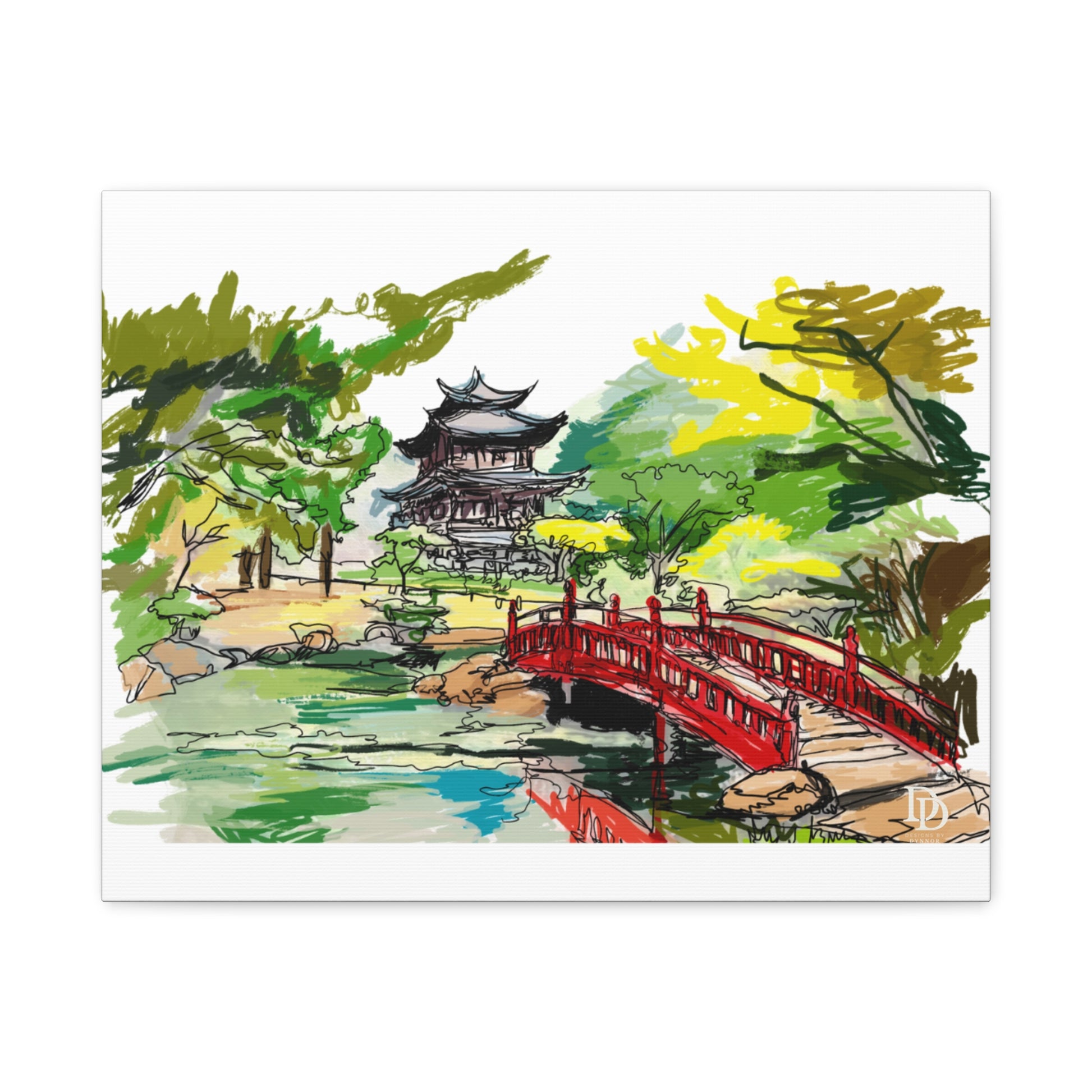 Kakehashi Matte Canvas, Stretched, 1.25"