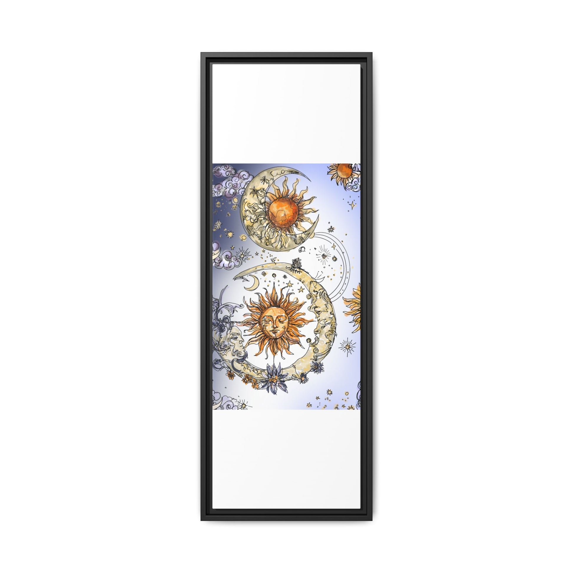 Celestial Matte Canvas, Framed (Multi-color)