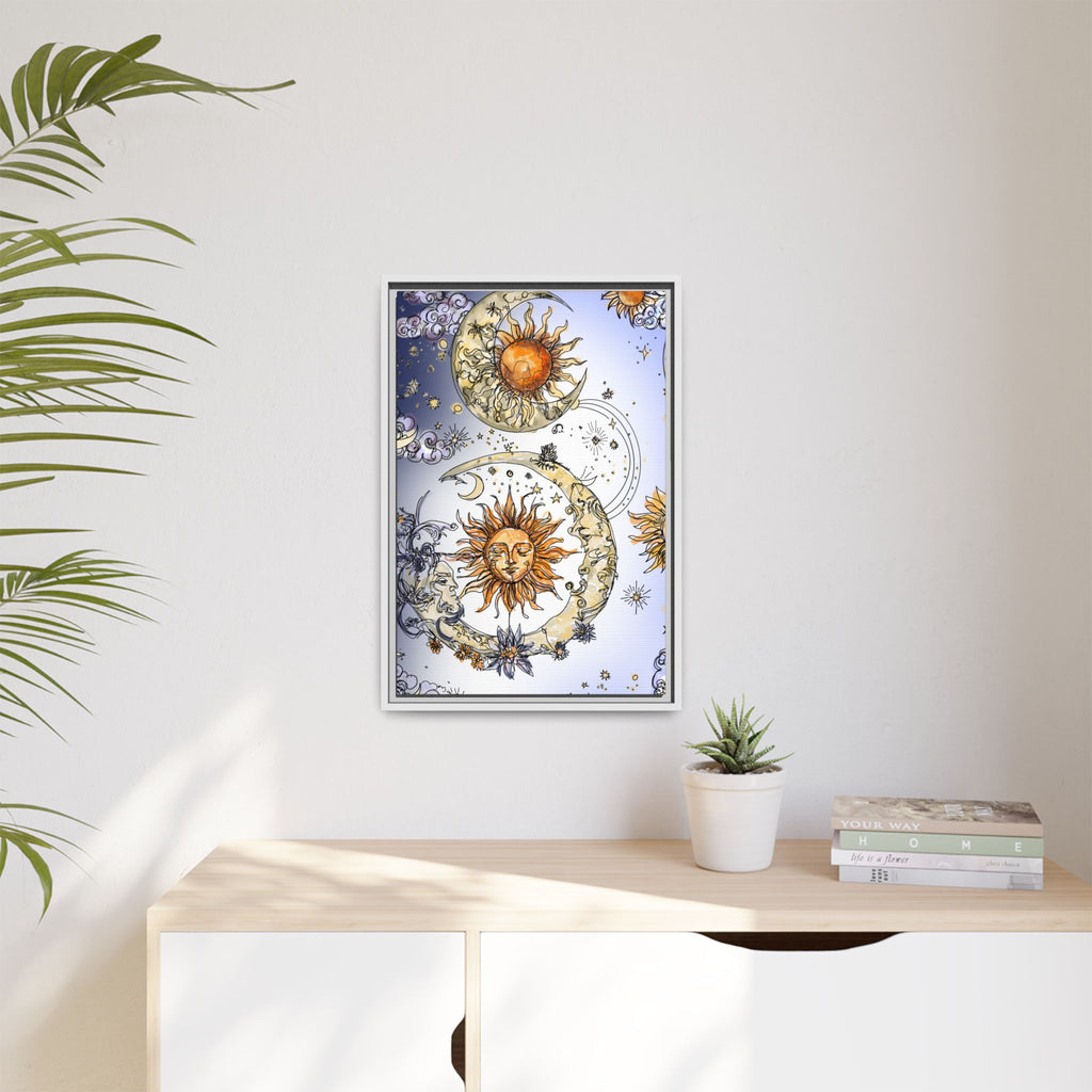 Celestial Matte Canvas, Framed (Multi-color)