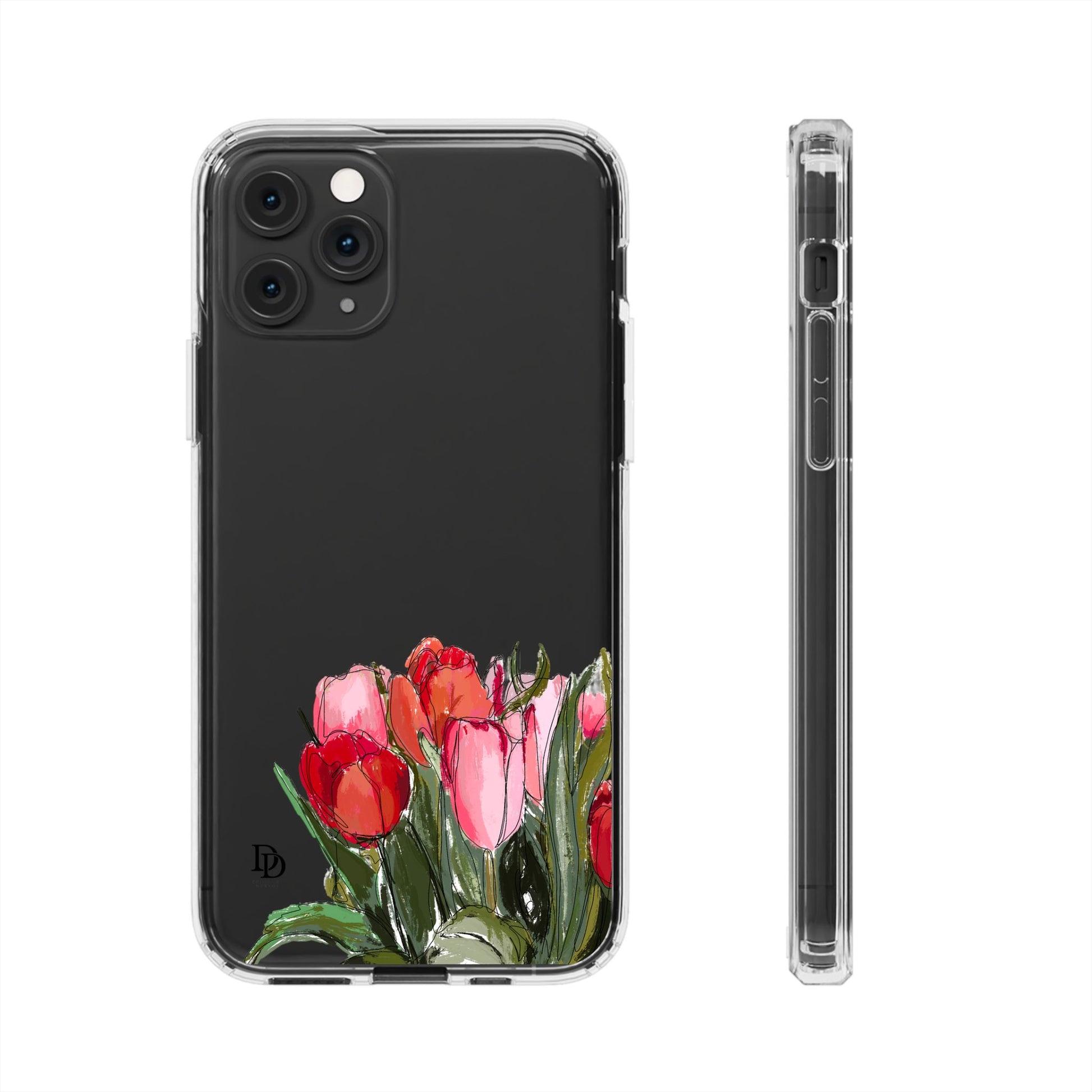 Dana's Tulips Clear Cases