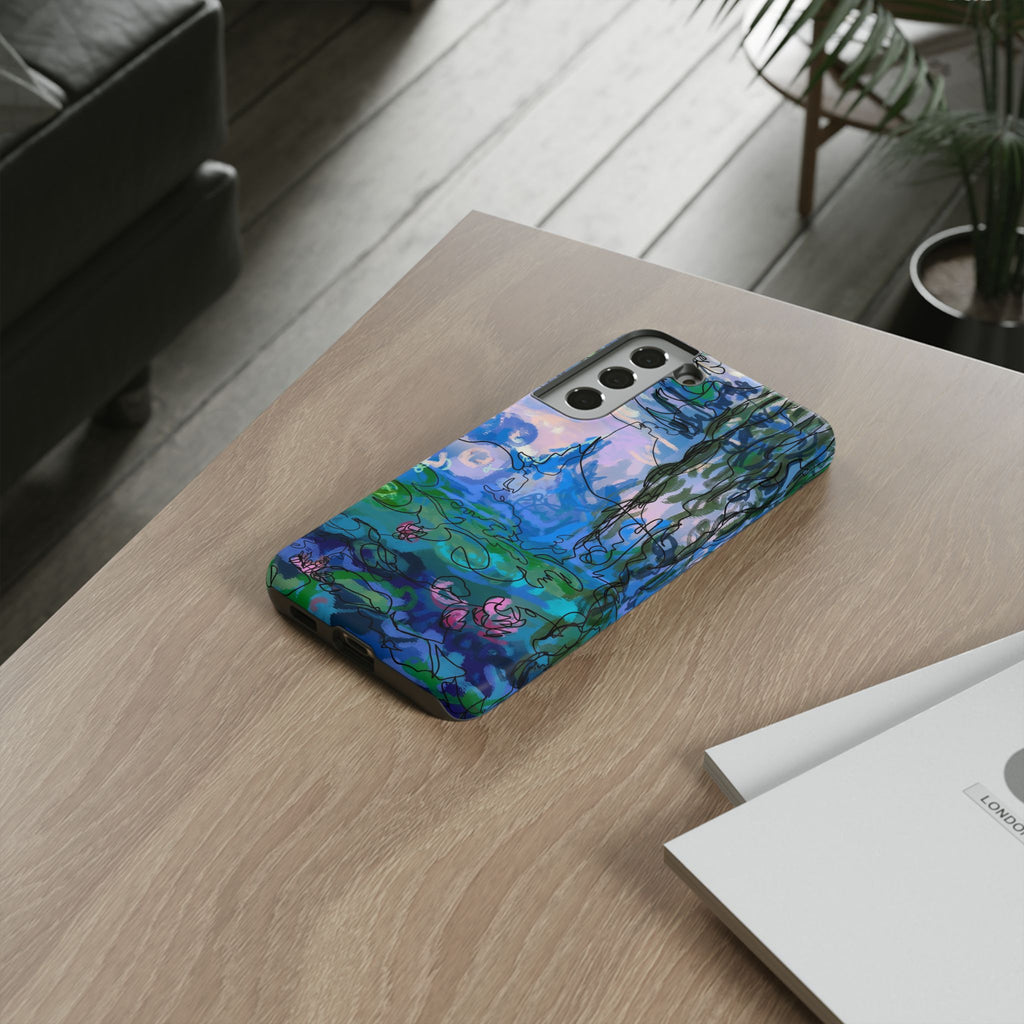 (Non-iphones) Tough Cases - Waterlilies