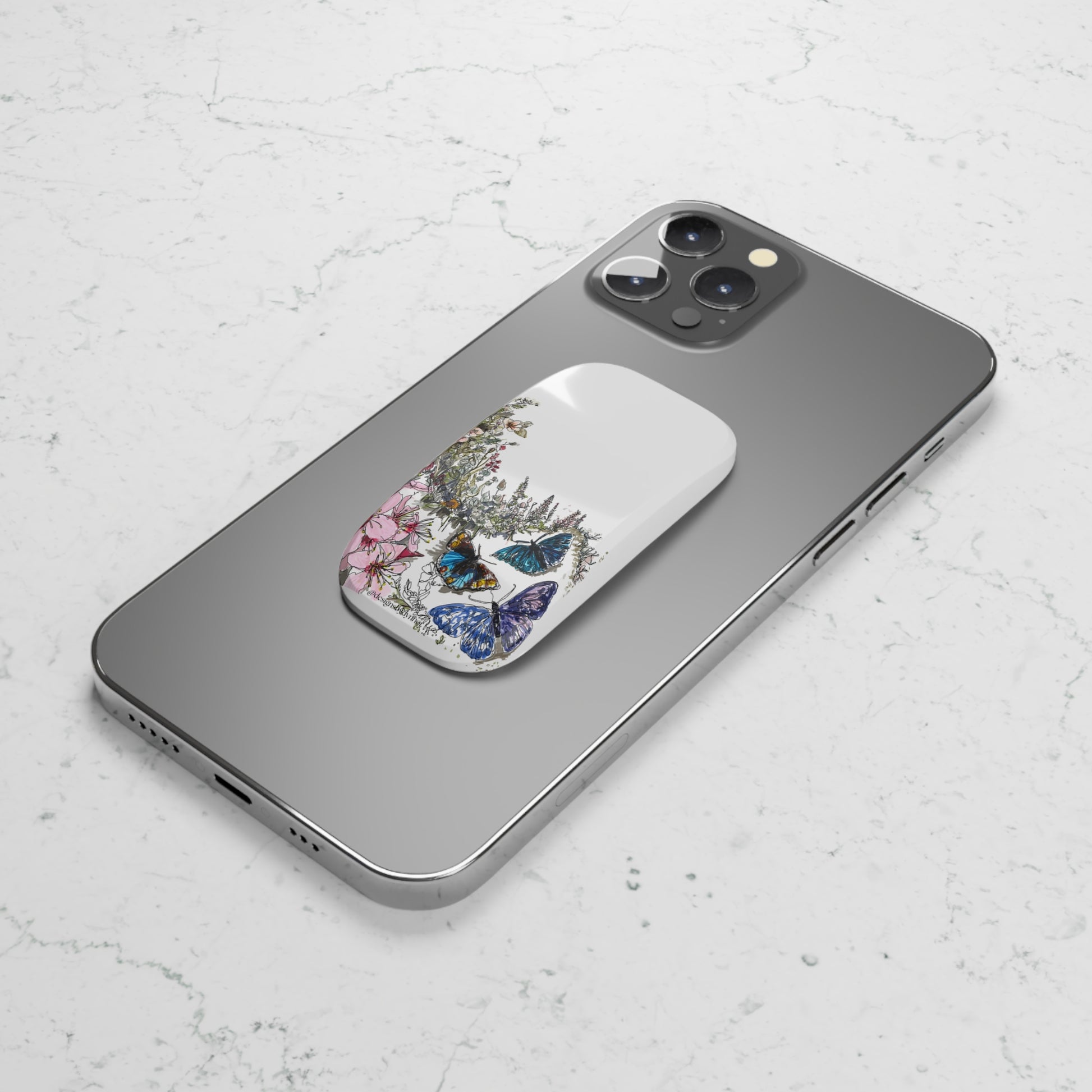 Phone Click-On Grip - Garden