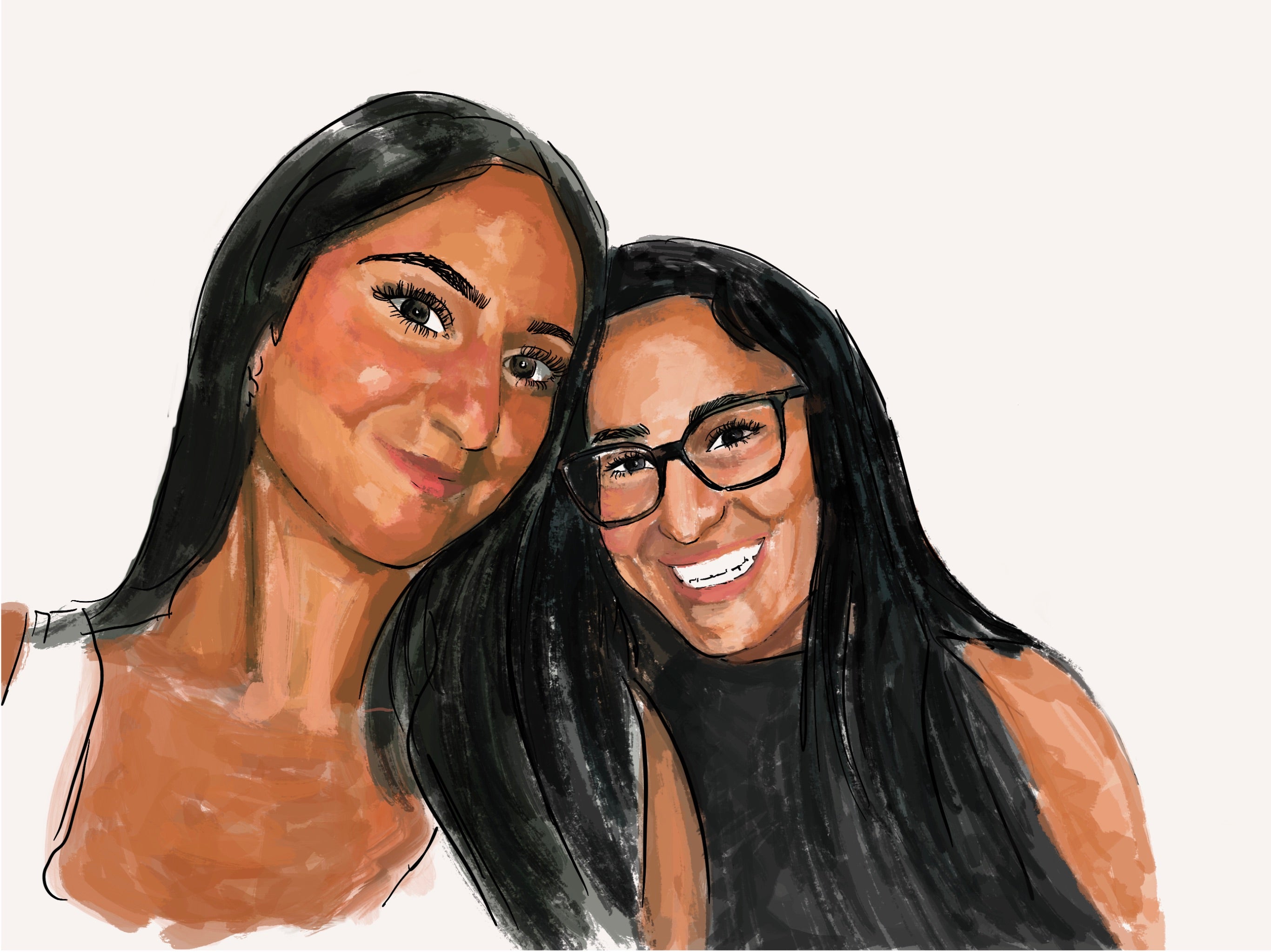 Custom Line Art Portraits (Color)