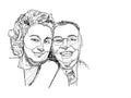 Custom Line Art Portraits