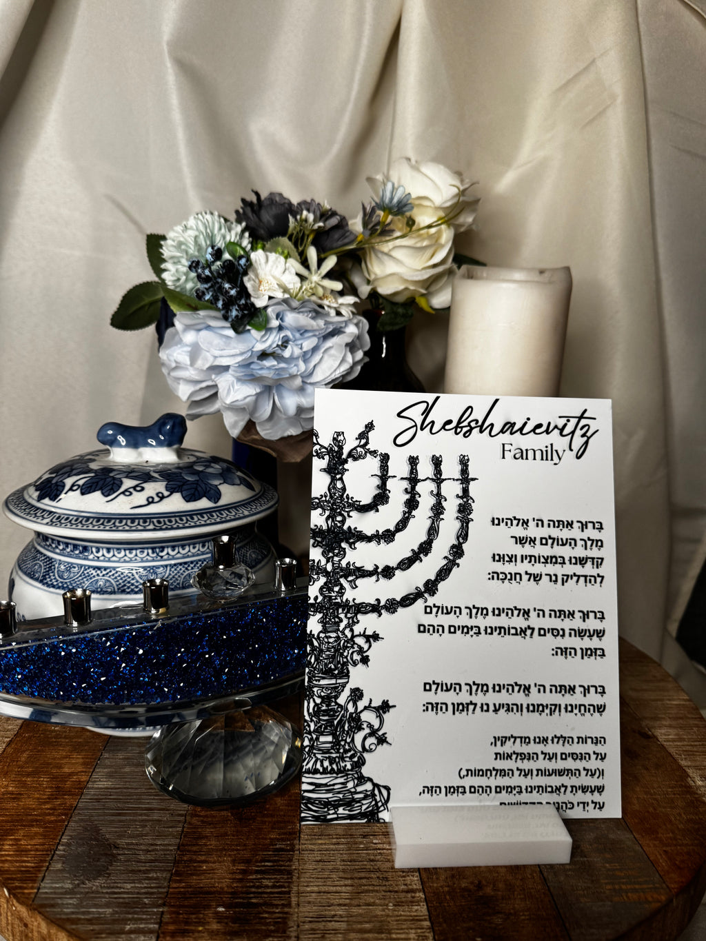 Chanukah Blessing Cards