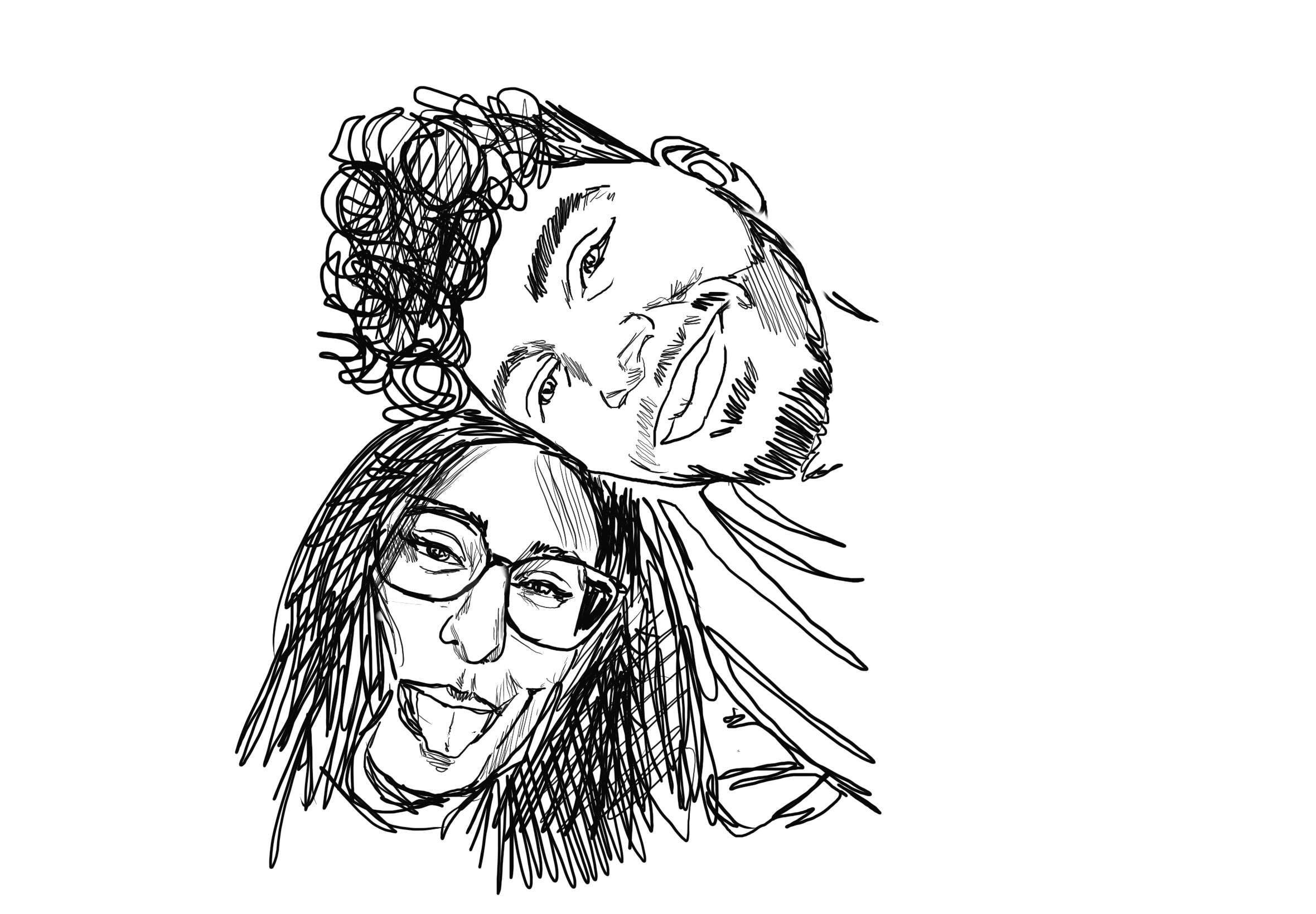 Custom Line Art Portraits