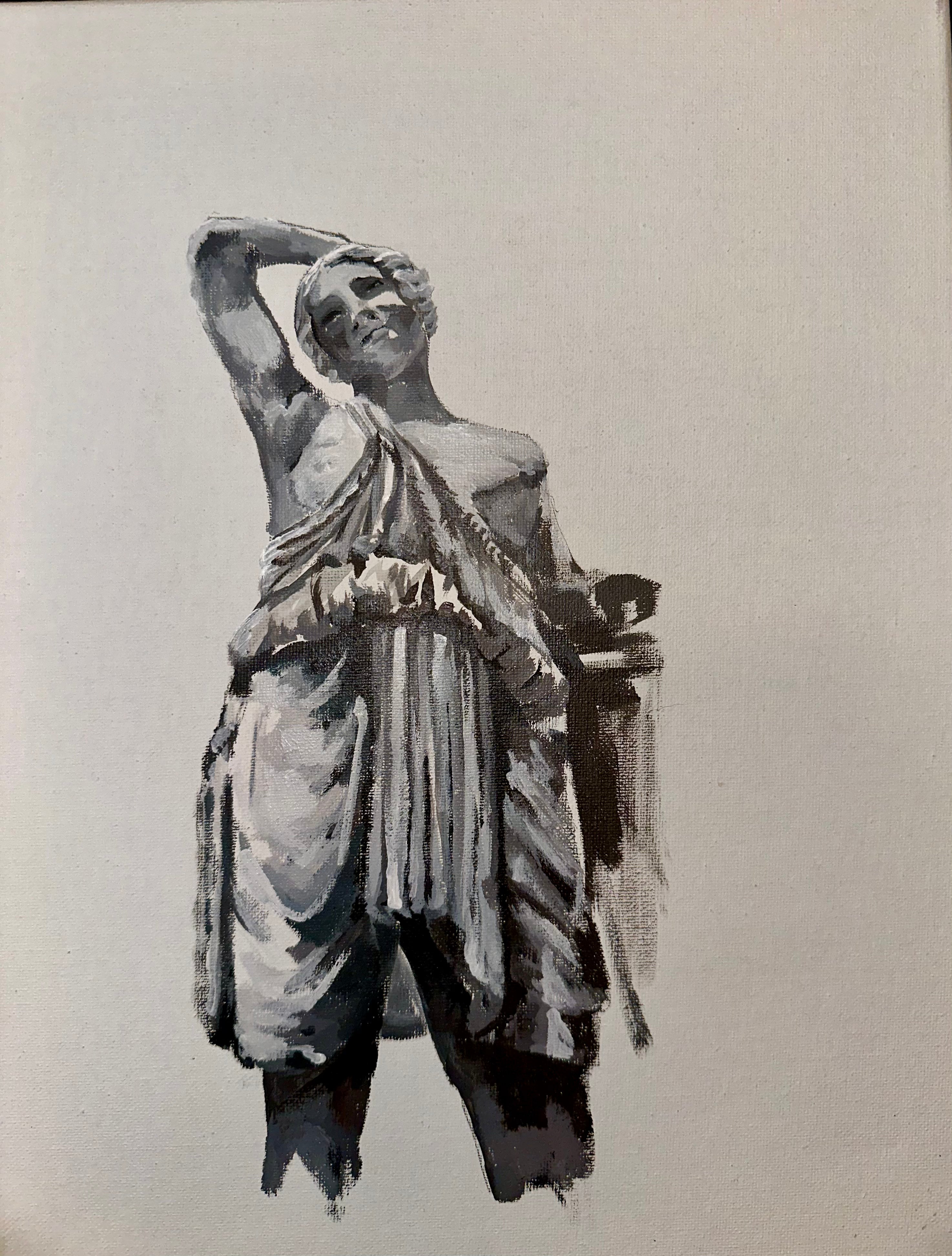 Commissioned Paintings - Greek Statue of a Woman